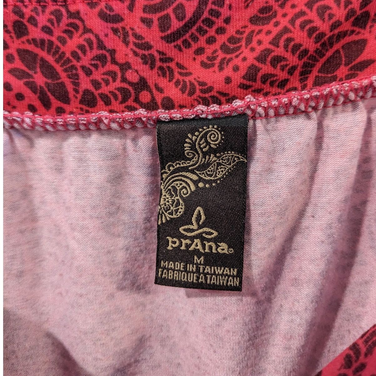 Prana prAna Kate Recycled Pink Geometric Tiered Skirt Medium Size 30" / US 8 / IT 44 - 4 Thumbnail