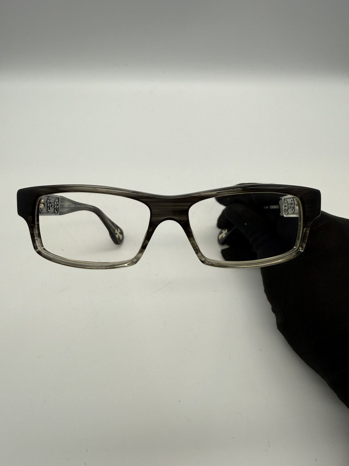 Chrome Hearts CHROME HEARTS "DISMEMBERED" BKS — .925 Cross Temple Frames Size ONE SIZE - 6 Thumbnail