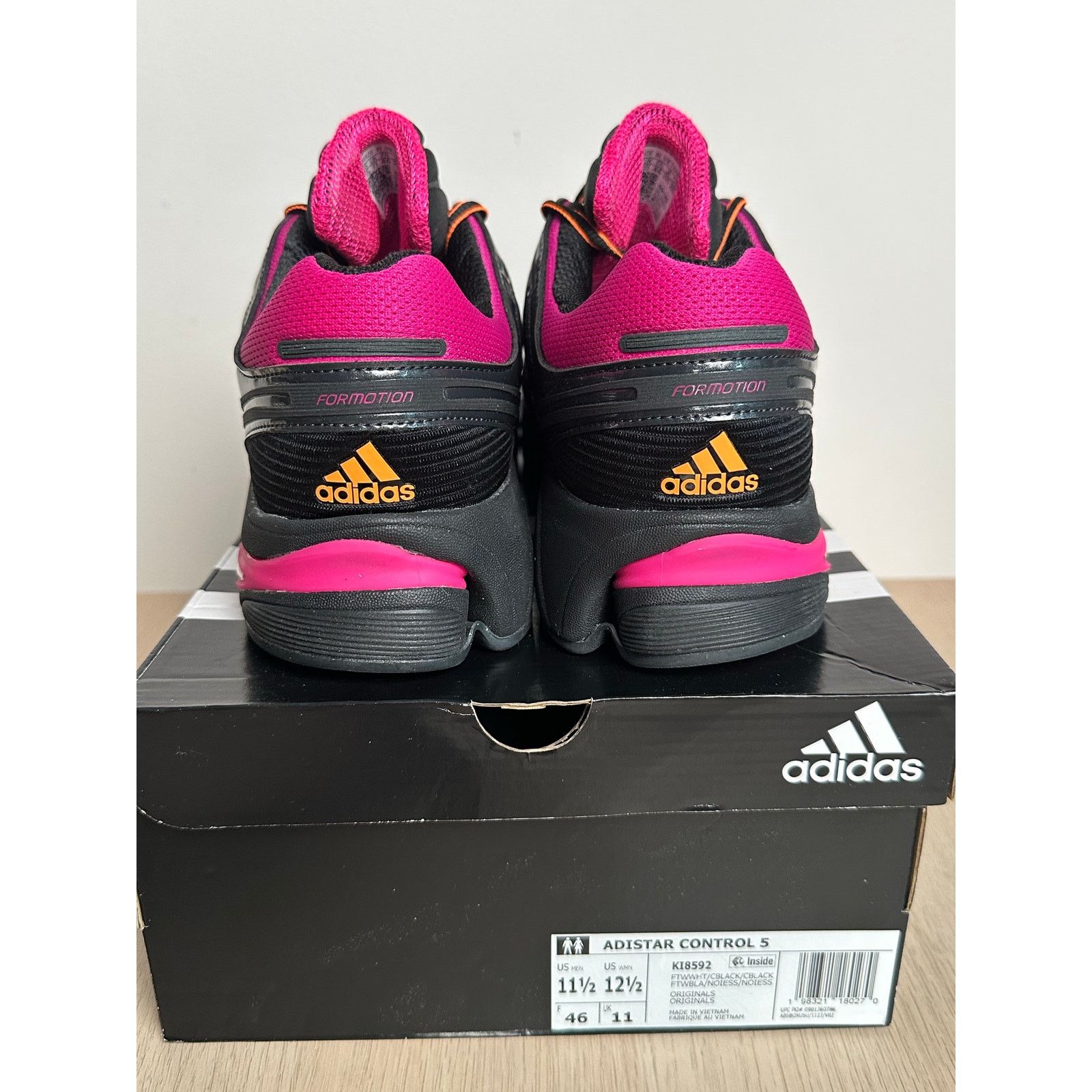 Adidas Adidas Adistar Control 5 Black Sneaker - Size 11.5M - New Size US 11.5 / EU 44-45 - 5 Thumbnail