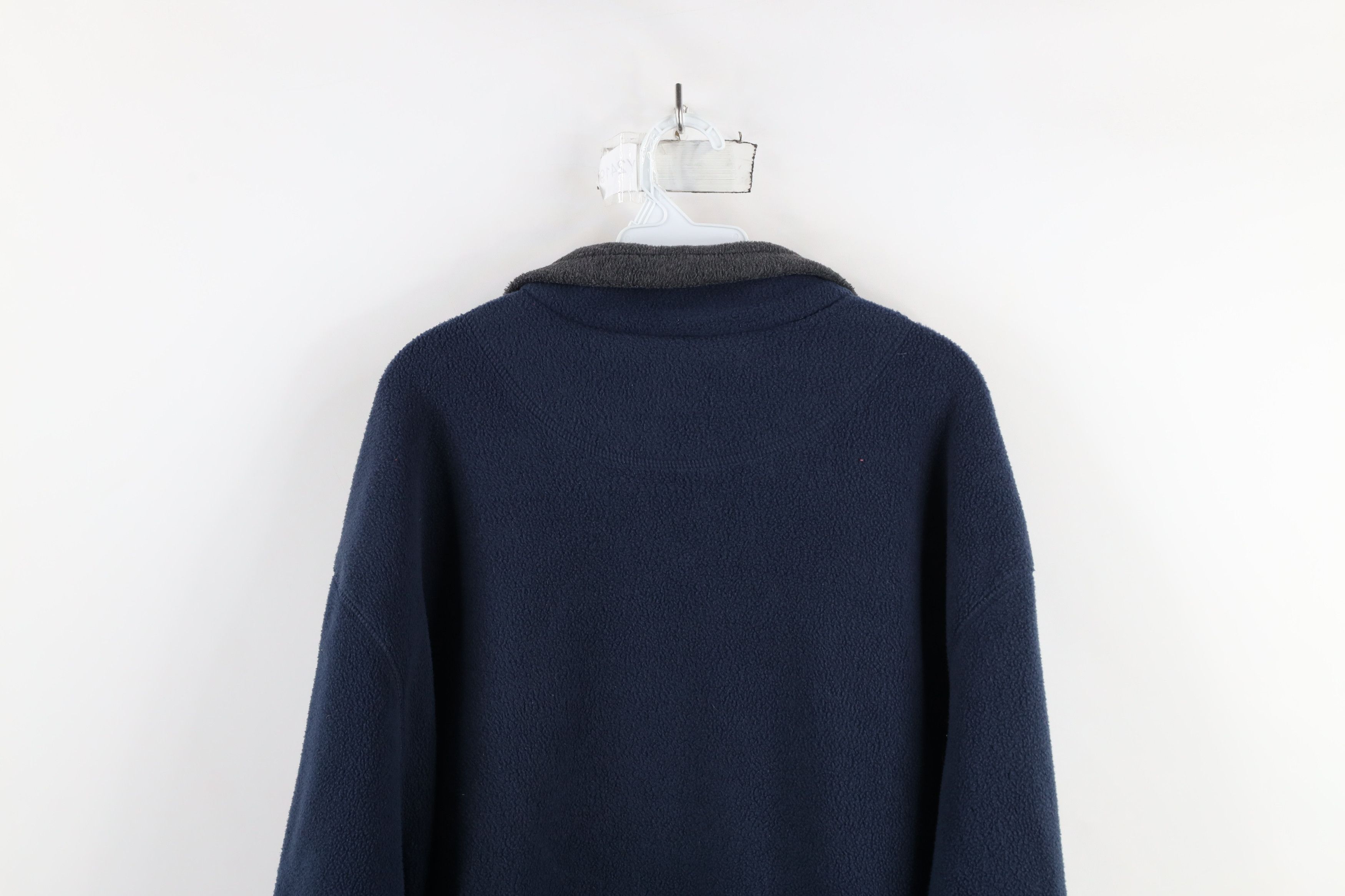 Vintage Vintage 90s Streetwear Fit Fleece Half Zip Pullover Sweater Size US XL / EU 56 / 4 - 10 Thumbnail