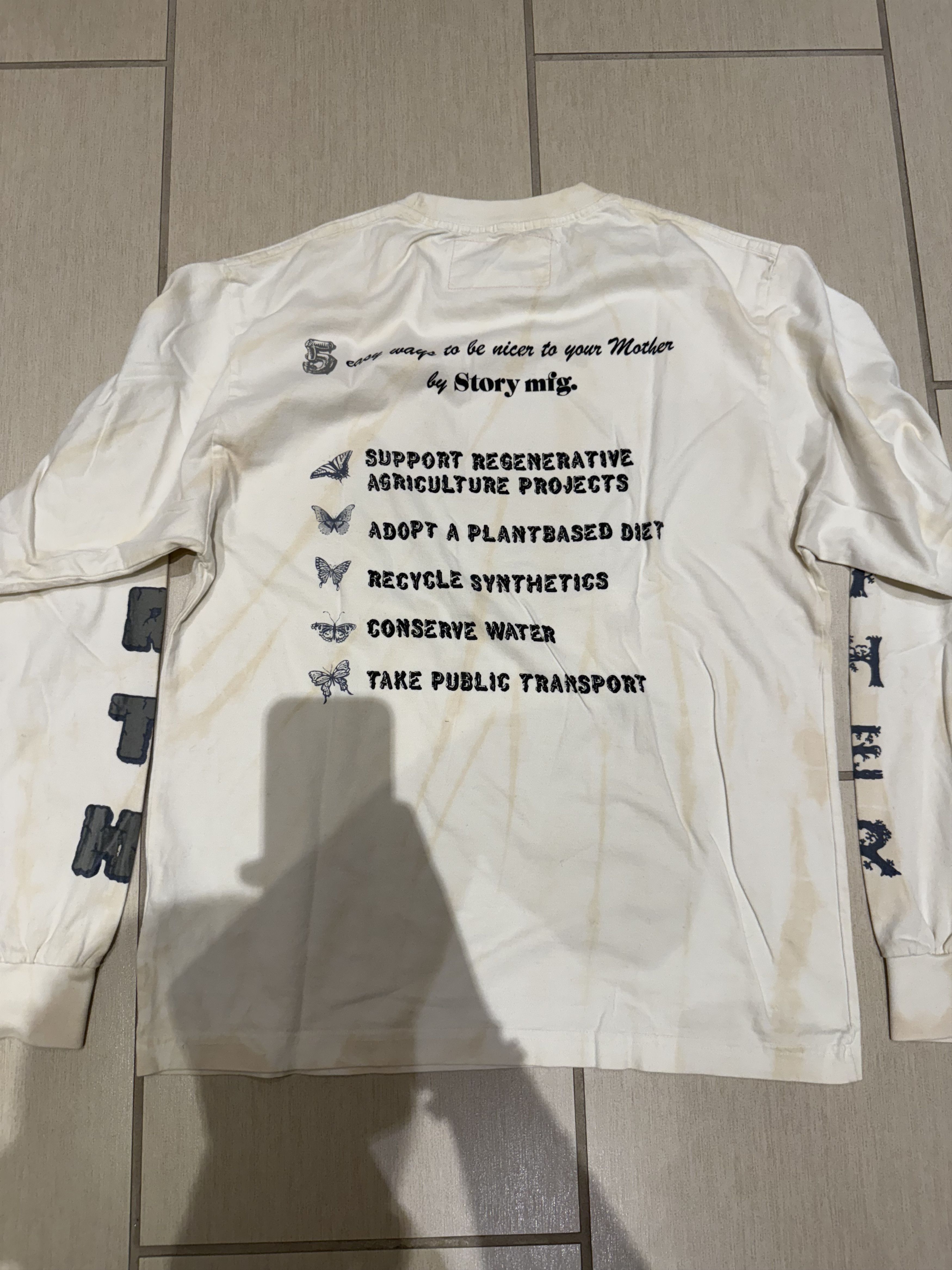 Story Mfg. Story Mfg long sleeve T shirt Size US S / EU 44-46 / 1 - 3 Thumbnail