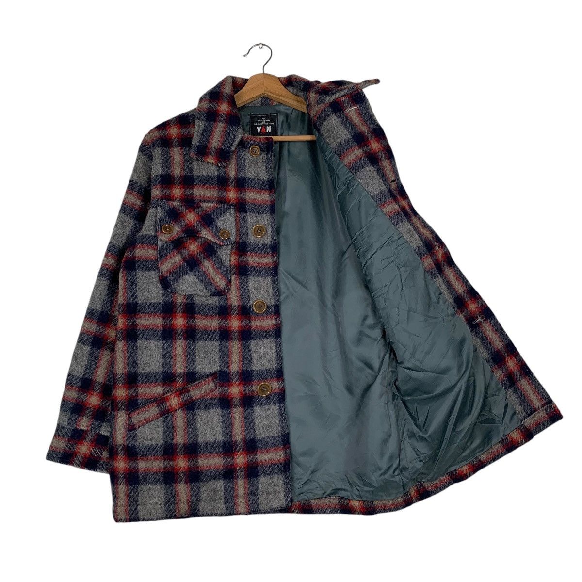 Japanese Brand Van Tartan Jacket Size US L / EU 52-54 / 3 - 9 Thumbnail