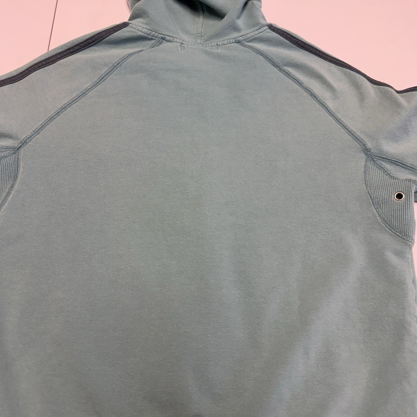 Bcbgmaxazria × Vintage BCBG Maxazria Hoodie Sweatshirt Juniors XL Teal Full Zip Emb Size XL / US 12-14 / IT 48-50 - 13 Thumbnail