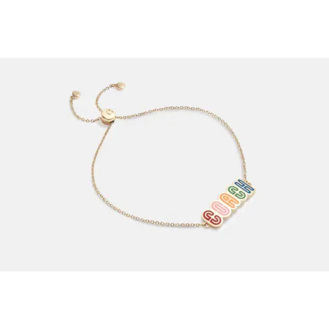 Coach Coach Slider Bracelet Logo Retro Slider Bracelet New Size ONE SIZE - 2 Thumbnail