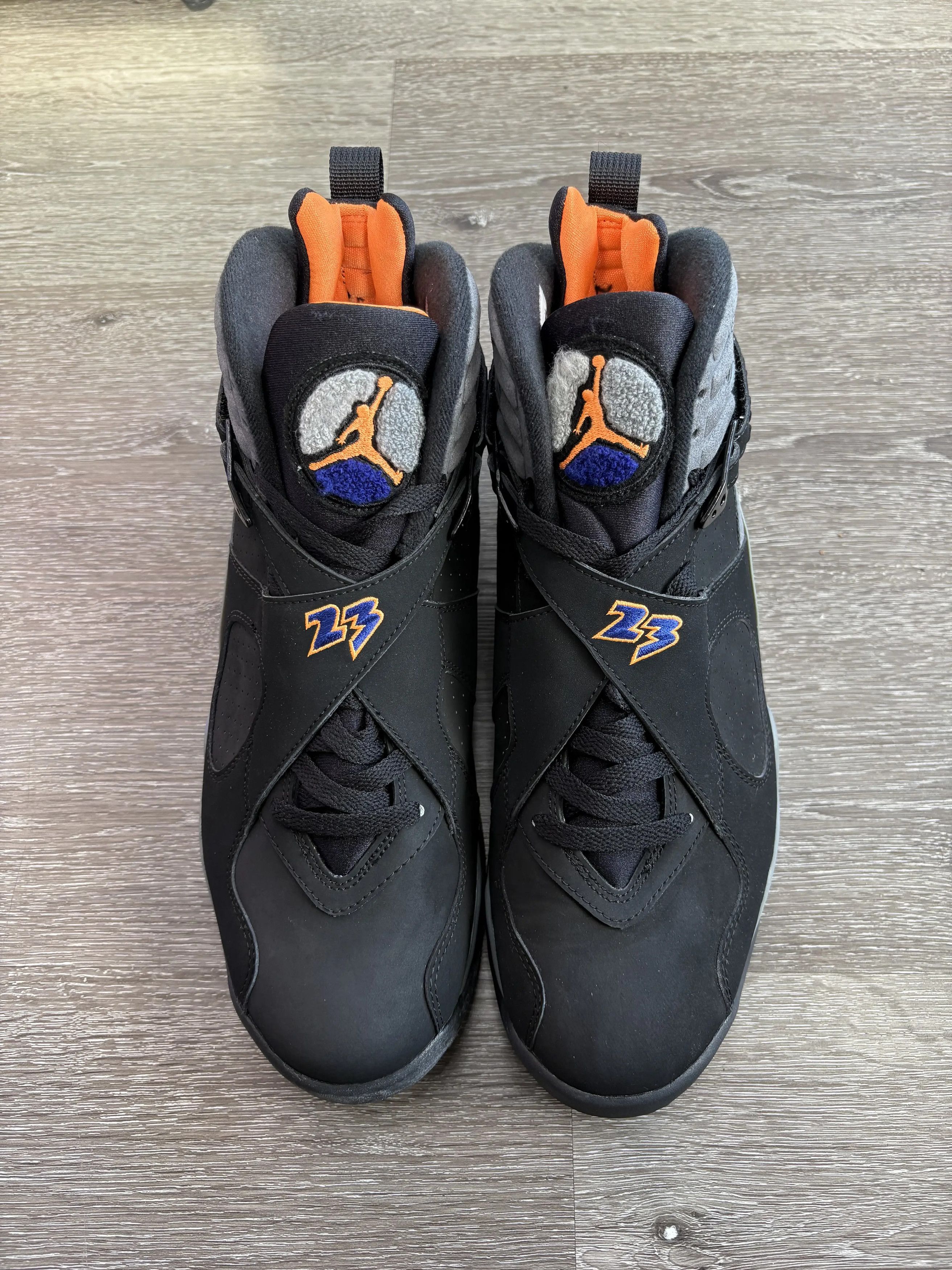 Jordan Brand Air Jordan 8 Retro "Phoenix Suns" **PRE-OWNED** Size US 11.5 / EU 44-45 - 2 Thumbnail