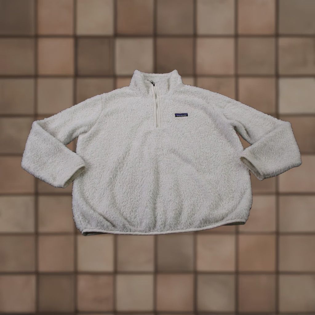 Patagonia Patagonia Jacket Womens L White Fleece 1/4 Zip Outdoor Outdoor Logo Baseball Cap? Size L / US 10 / IT 46 - 1 Thumbnail