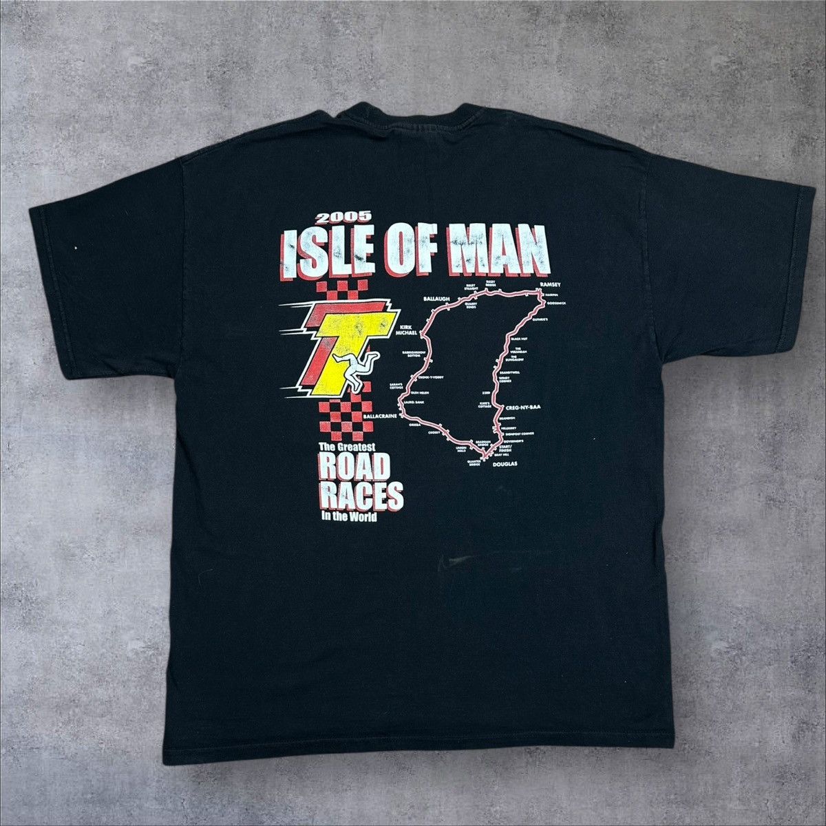 Vintage Isle of Man TT The Greatest Road Races In the World 2005 Tee Size US XL / EU 56 / 4 - 6 Thumbnail