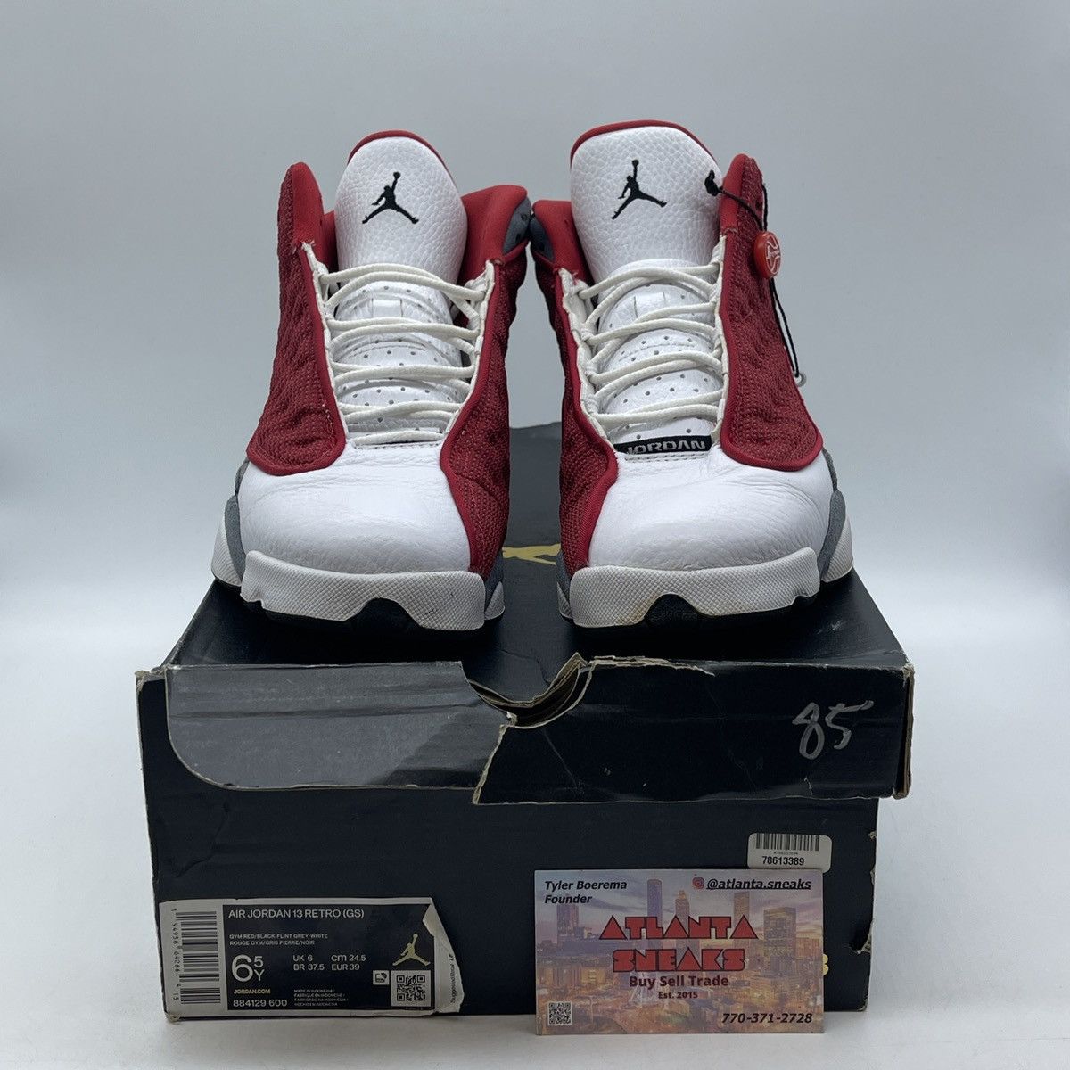 Jordan Brand Air Jordan 13 red flint Size US 6.5 / EU 39-40 - 2 Thumbnail