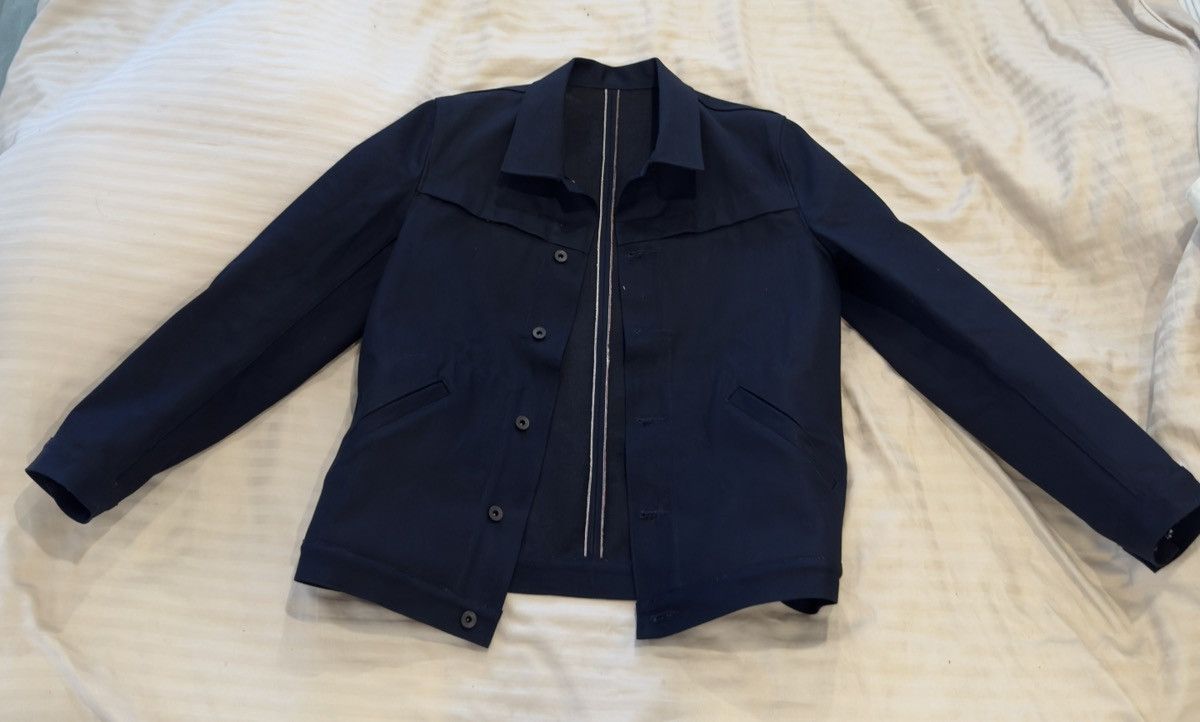 Japanese Brand Indigo/Black Selvedge Denim Heritage Jacket Size US L / EU 52-54 / 3 - 2 Thumbnail