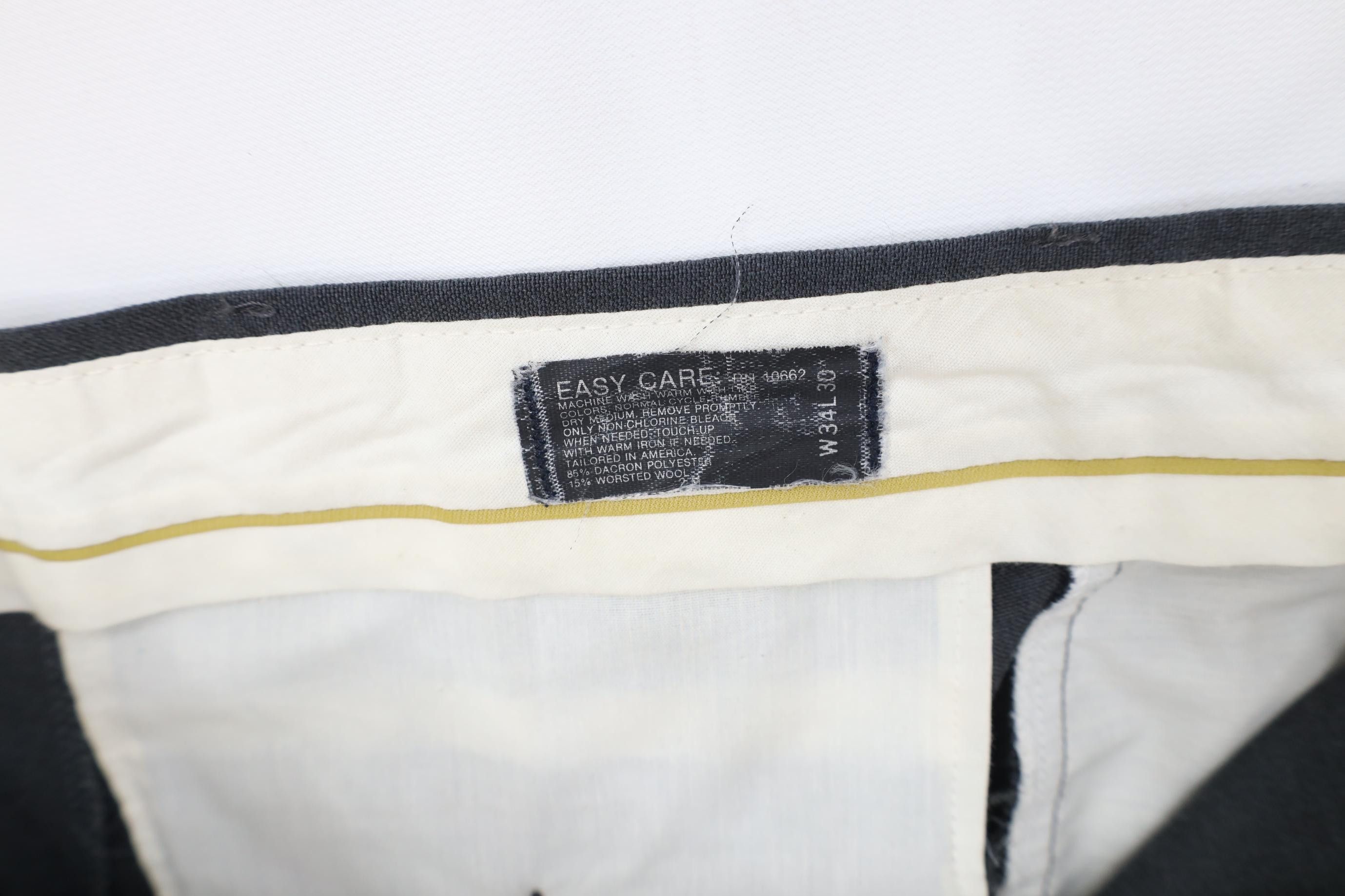 Vintage Vintage 90s Streetwear Blend Chino Pants Trousers Gray USA Size US 34 / EU 50 - 7 Thumbnail
