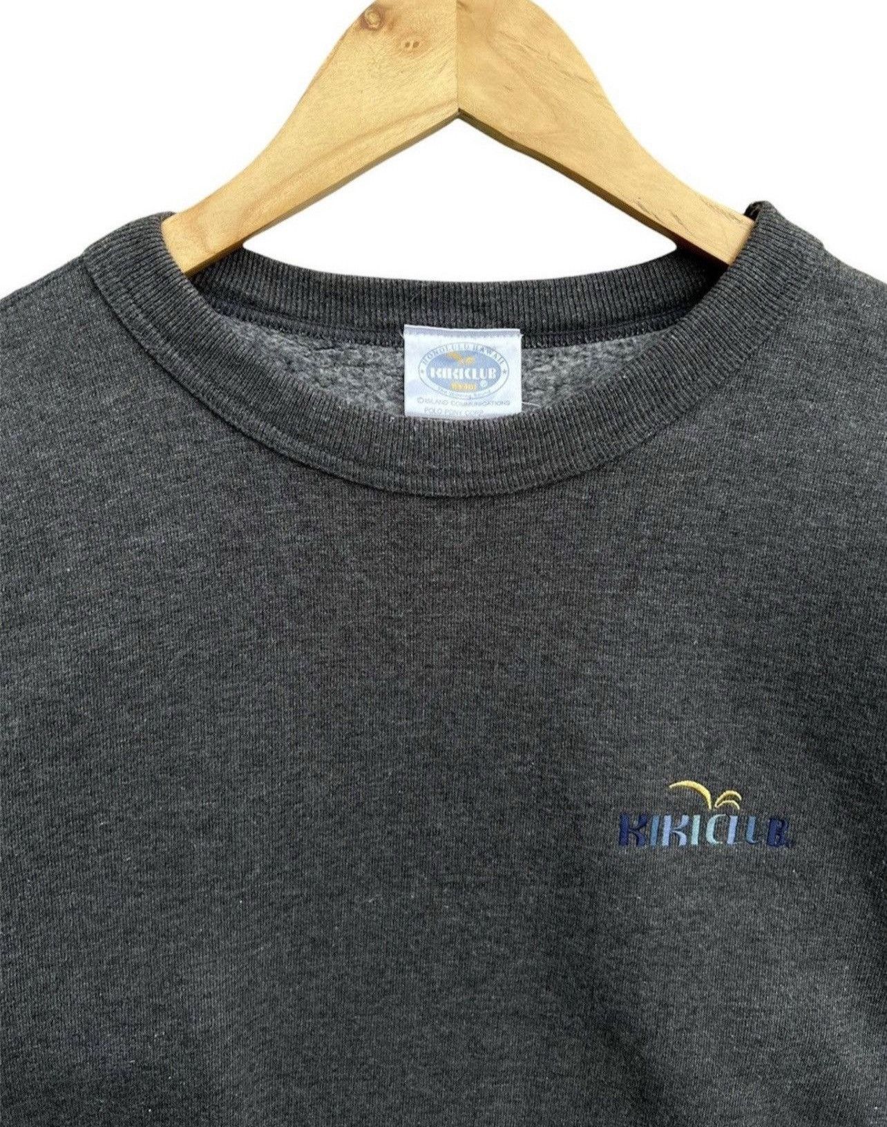 Vintage Vintage 90s Kiki Club Mini Embroidered Logo Grey Sweatshirt Size US M / EU 48-50 / 2 - 4 Thumbnail
