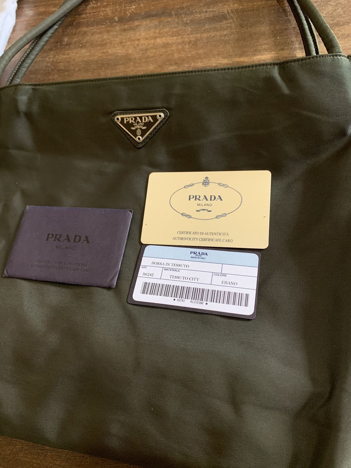 Prada Tesutto Nylon Tote Bag Size ONE SIZE - 9 Thumbnail