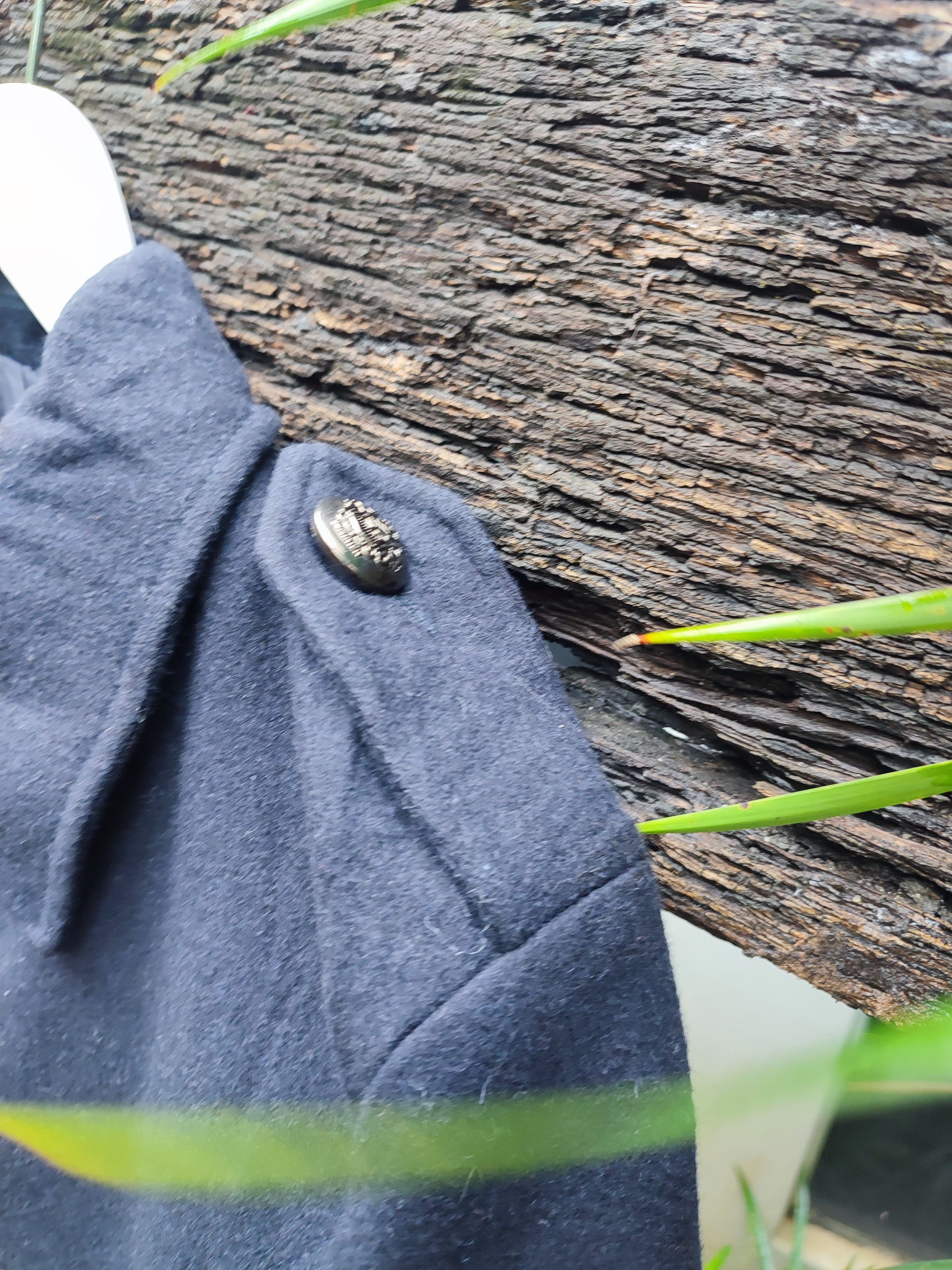 PPFM PPFM Wool Blend Military Peacoat – Vintage Style (Size M) Size US S / EU 44-46 / 1 - 2 Thumbnail