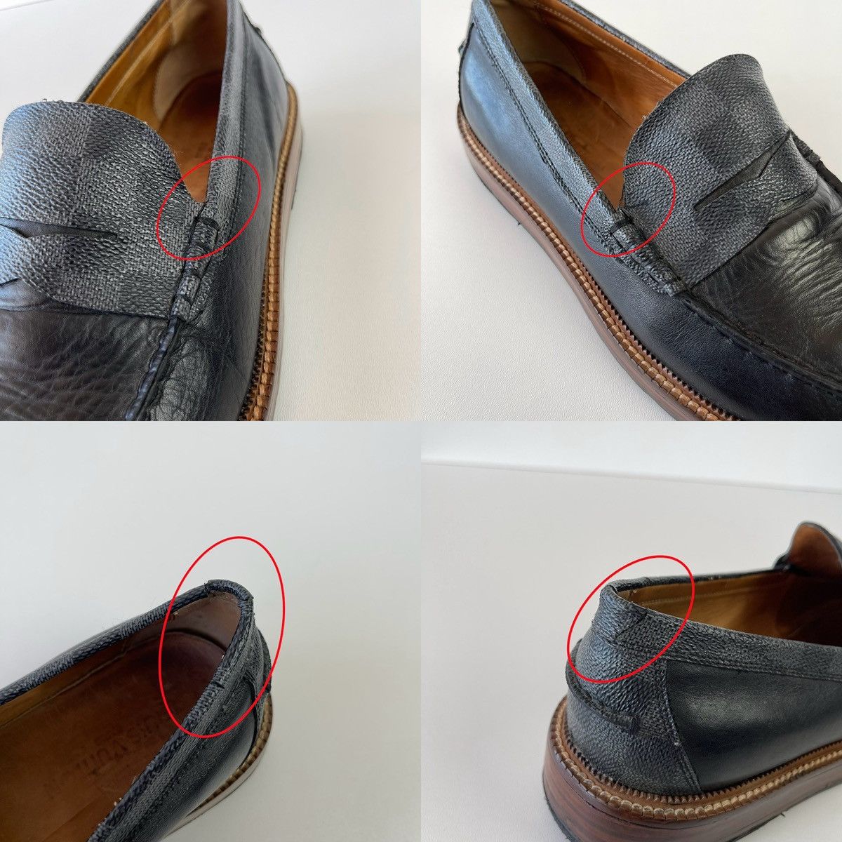 Louis Vuitton Louis Vuitton Vintage Penny Leather Loafer Black FD0153 Rare Size US 11 / EU 44 - 16 Thumbnail