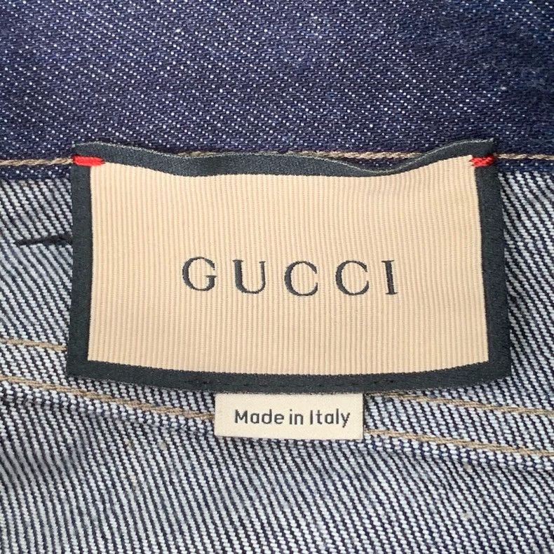 Gucci Gucci Leather brand logo dark blue cotton denim shorts 2502 Size US 26 / EU 42 - 5 Thumbnail