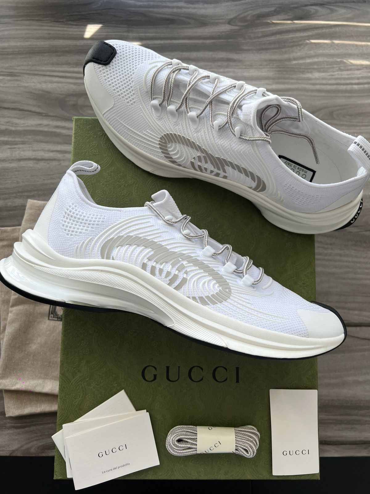 Gucci Gucci Interlocking G Running Sneaker Size 13.5 US Men’s NEW Size US 13 / EU 46 - 1 Thumbnail