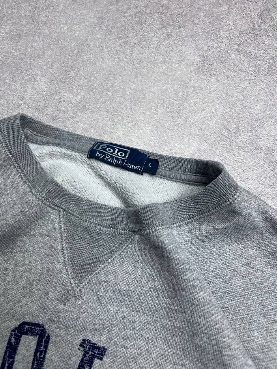Polo Ralph Lauren Vintage Polo Ralph Lauren Boxy Spellout Sweatshirt L Size US L / EU 52-54 / 3 - 3 Thumbnail
