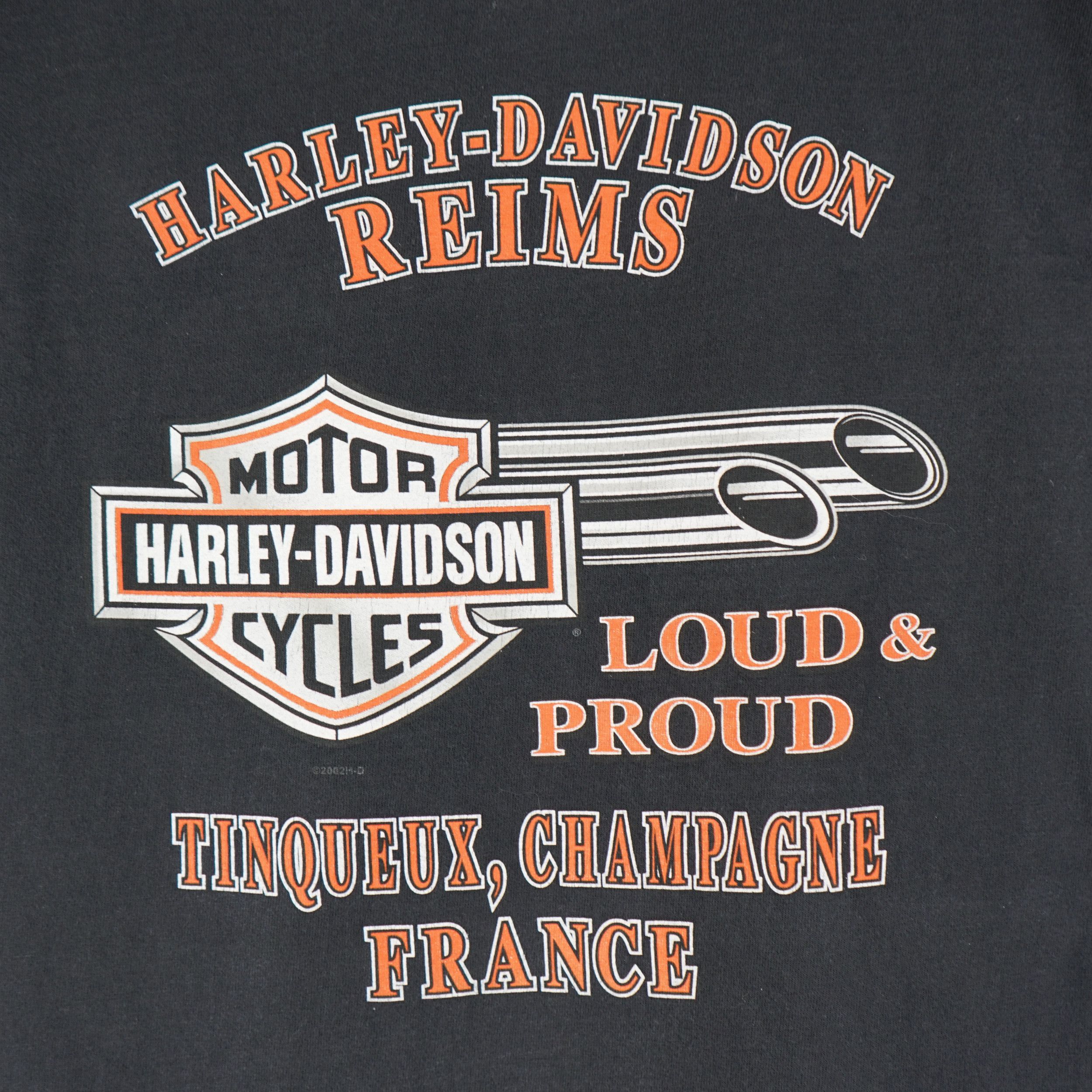 Harley Davidson × Vintage 2002 Harley Davidson France T-Shirt Size US S / EU 44-46 / 1 - 7 Thumbnail