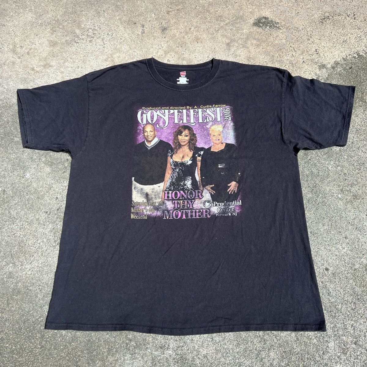Rap Tees 2016 "Honor Thy Mother" Gospelfest Promo Tee 2XL Oversized Size US XXL / EU 58 / 5 - 2 Thumbnail