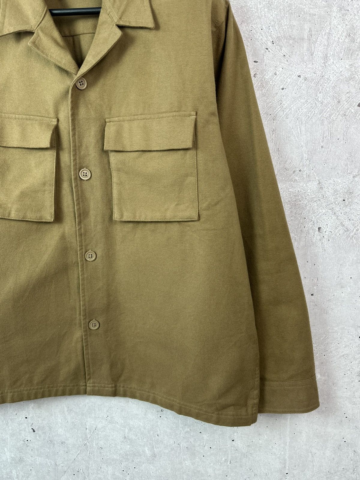 Folk Folk Mustard Patch Pocket Cotton Long Sleeve Light Jacket Size US L / EU 52-54 / 3 - 6 Thumbnail