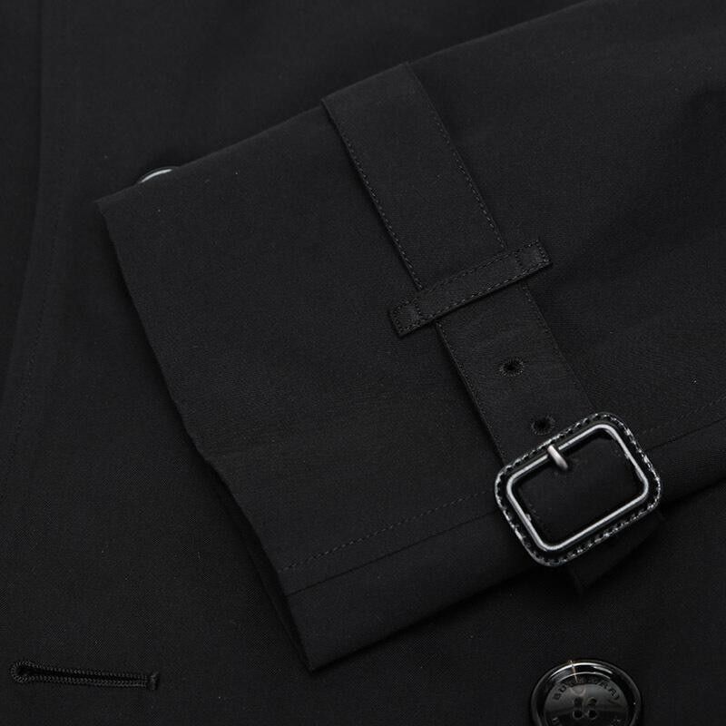 Burberry o1w1db10824 Trench Coat in Black Size US XXS / EU 40 - 3 Thumbnail