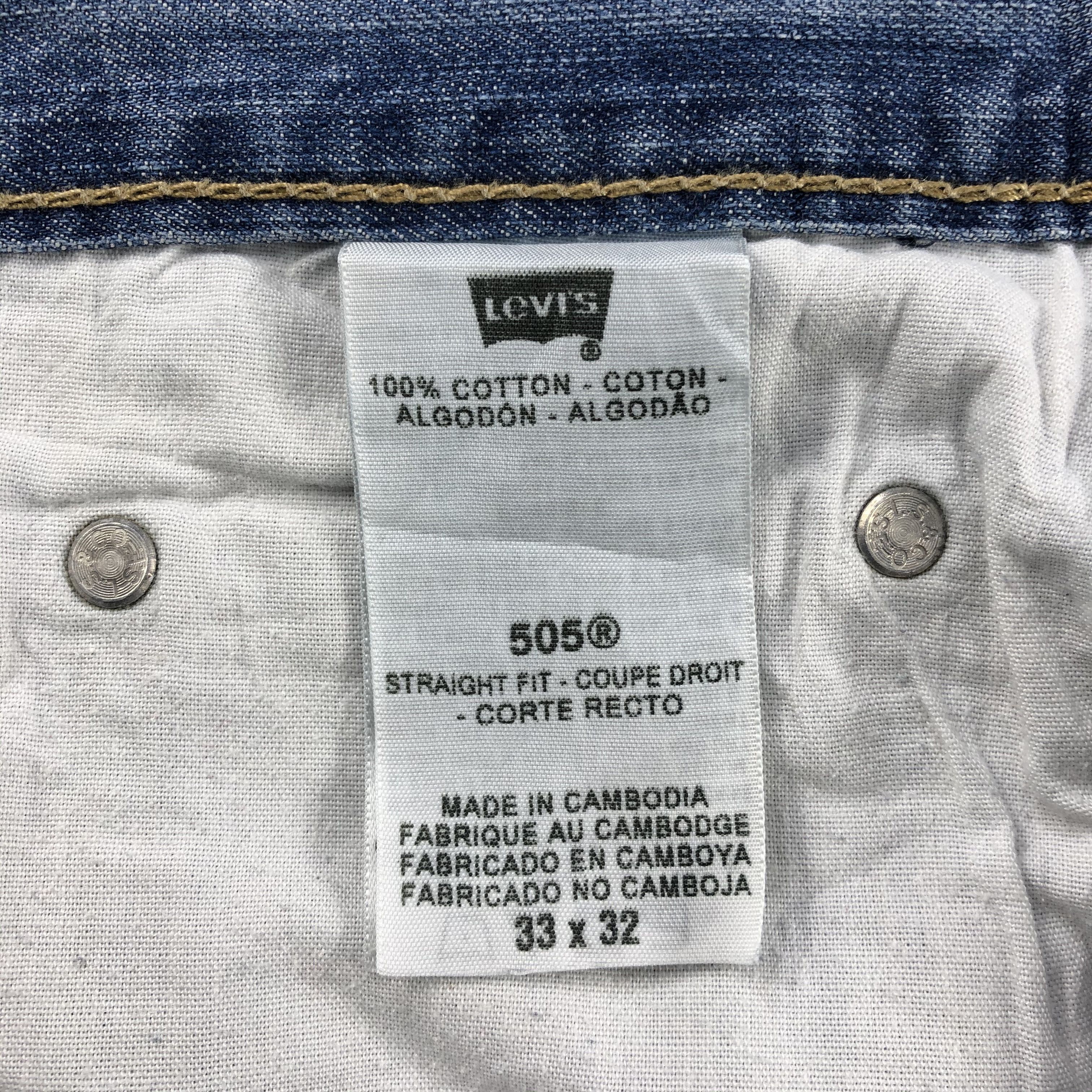 Levi's × Vintage Vintage Blue Wash Levis 505 Jeans-JM2459 Size US 35 - 12 Thumbnail