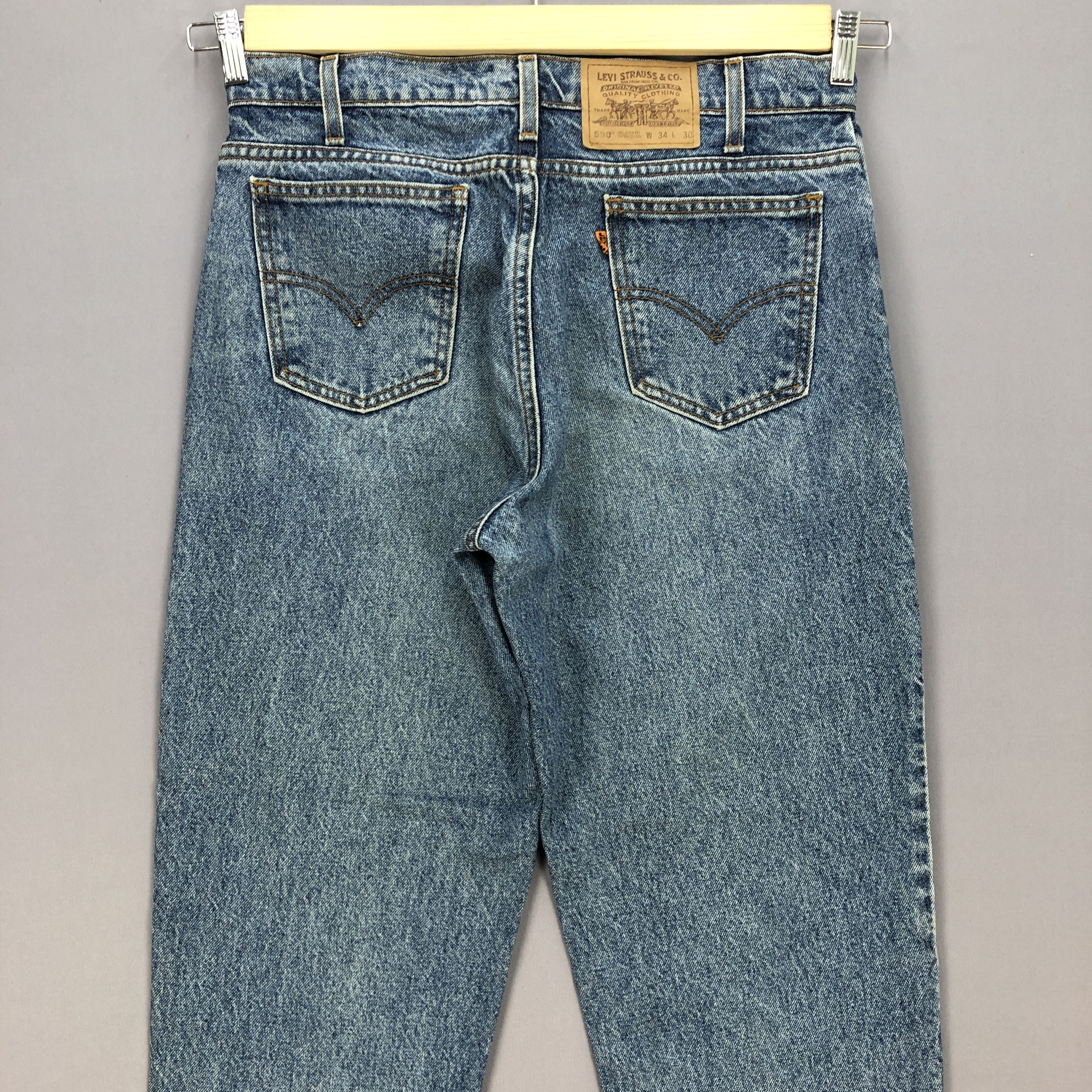 Levi's Vintage Levis 505 Stonewash Jeans Levi's Orange Tab Denim Size US 34 / EU 50 - 4 Thumbnail
