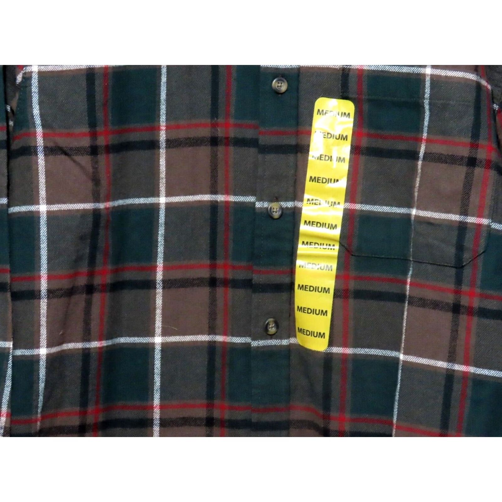 Eddie Bauer Eddie Bauer Shirt Men's M Mocha Overland Plaid Flannel Shirt NWT Size US M / EU 48-50 / 2 - 3 Thumbnail