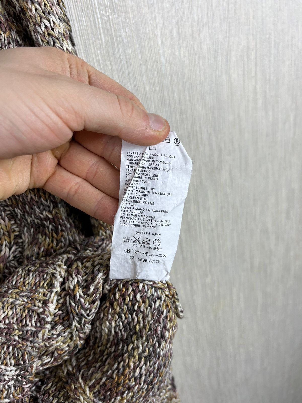 Designer × Max Mara × Weekend Max Mara Max Mara Weekend knitted sweater v-neck cozy patterned Size M / US 6-8 / IT 42-44 - 19 Thumbnail