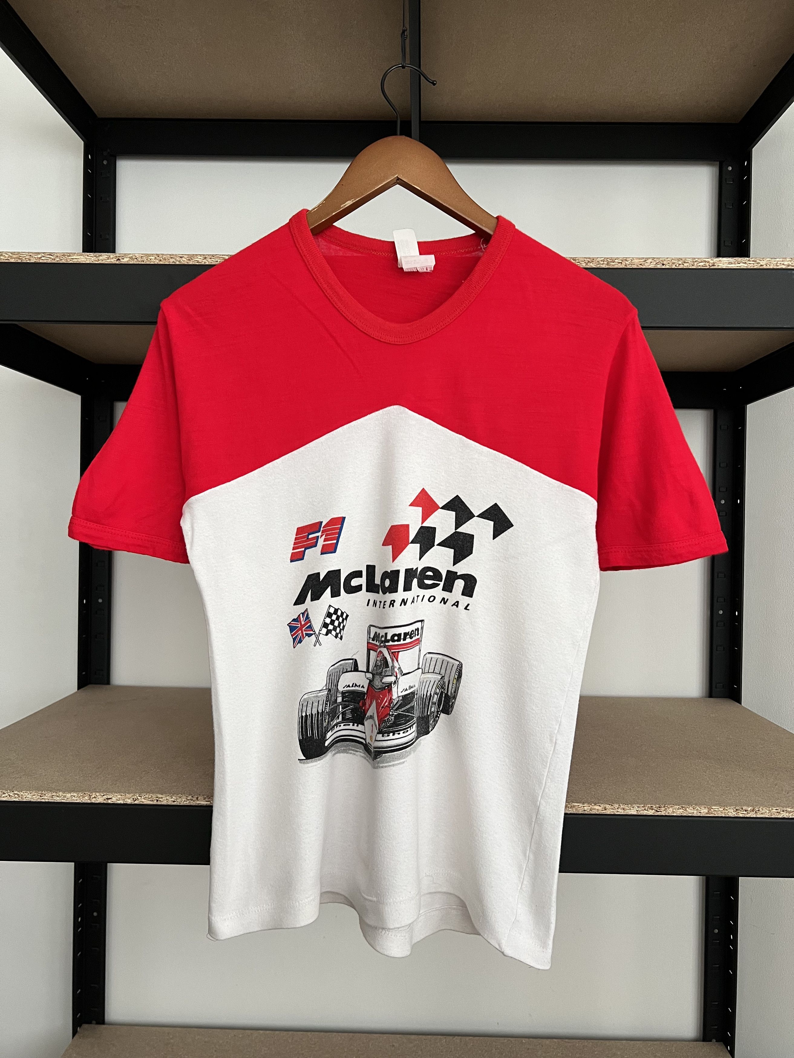 Vintage Vintage 80s Mclaren Marlboro Team F1 Formula One MP4/2C Tee ...