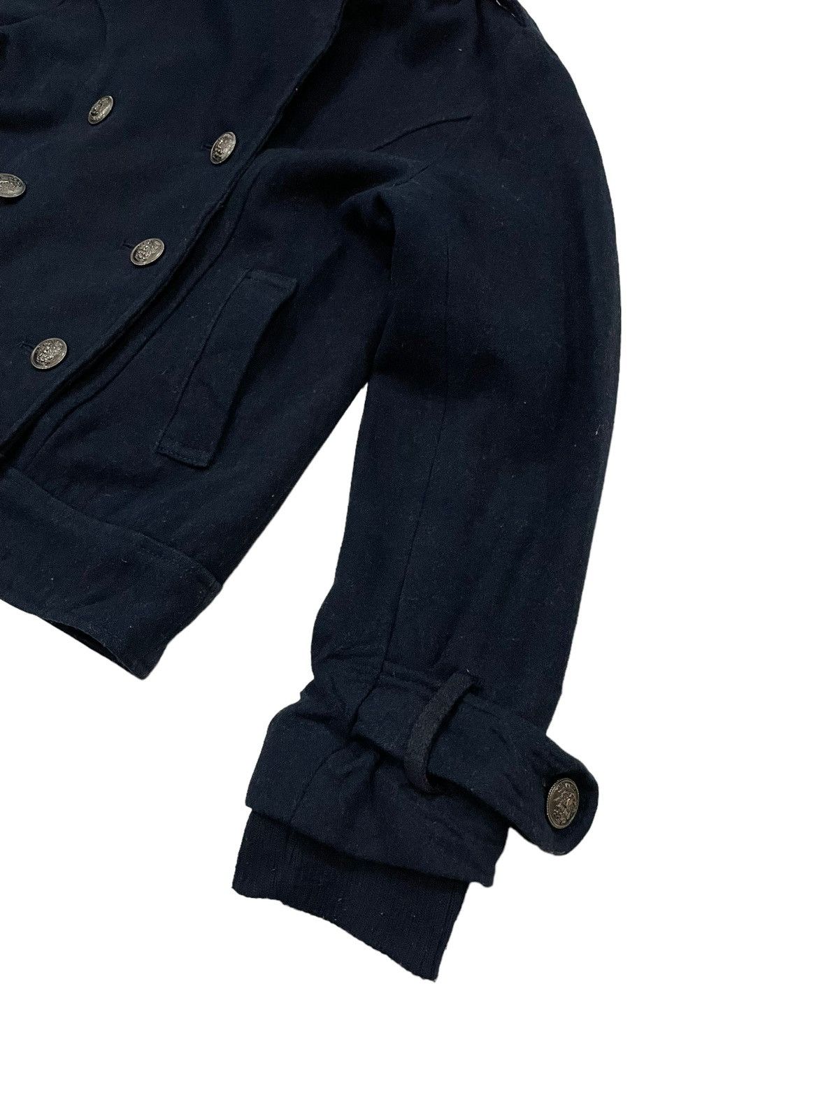 If Six Was Nine × Japanese Brand Japanese Faux Suede Wool Double Breasted Jacket Size US L / EU 52-54 / 3 - 5 Thumbnail