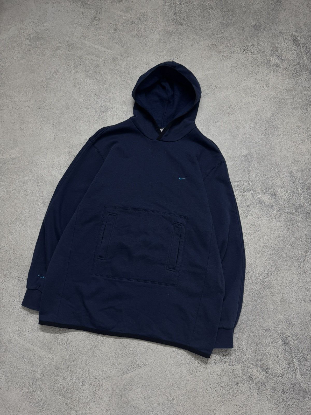 Nike Vintage Y2k Nike Mini Swoosh Basic Hoodie 00’s Size US M / EU 48-50 / 2 - 5 Thumbnail