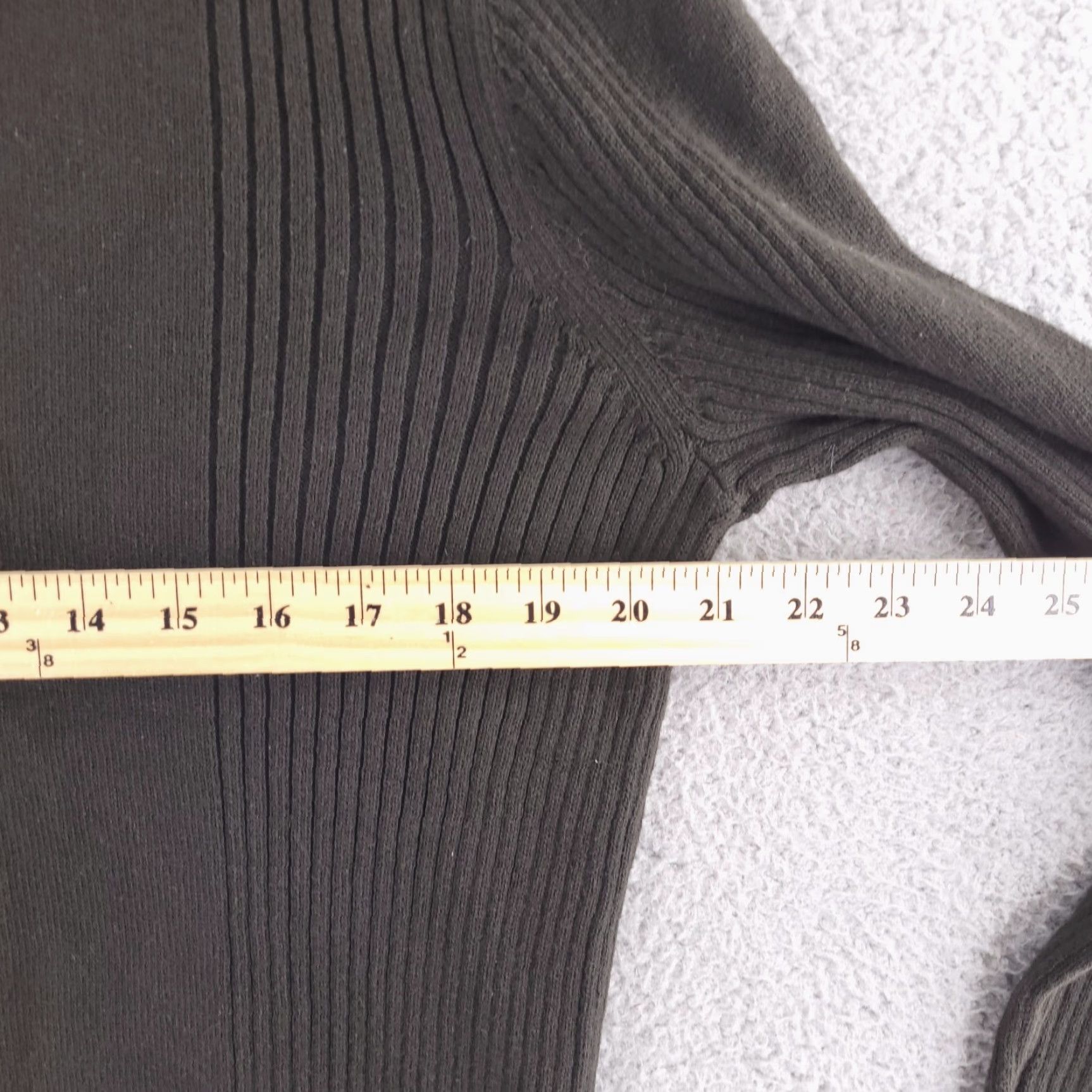 Calvin Klein Calvin Klein Sweater Mens Medium Brown Chocolate Knit Quarter Zip Pullover Size US M / EU 48-50 / 2 - 7 Thumbnail