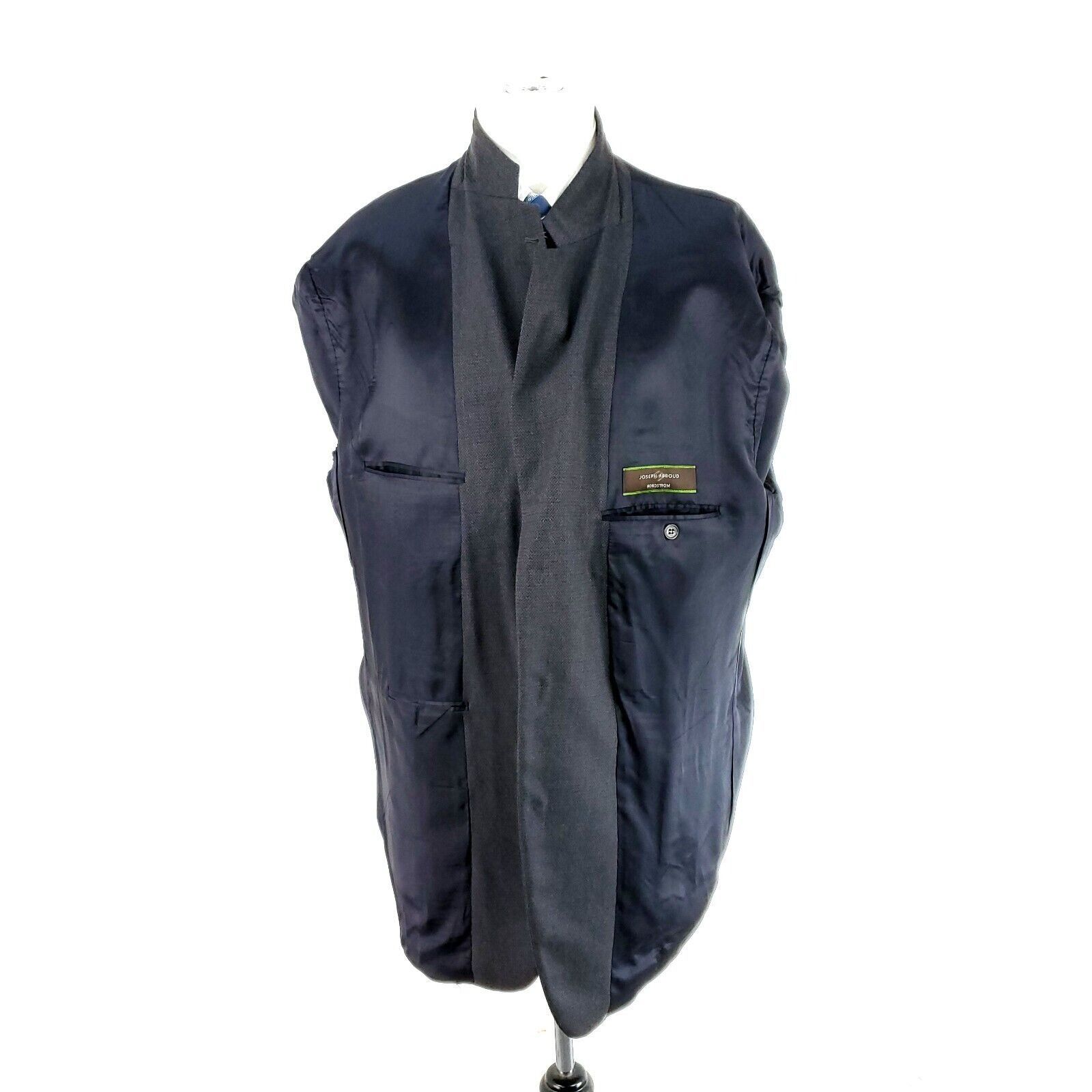 Joseph Abboud Joseph Abboud Nordstrom Wool 3 Button Sport Coat 46L Blue Br Size 46L - 9 Thumbnail