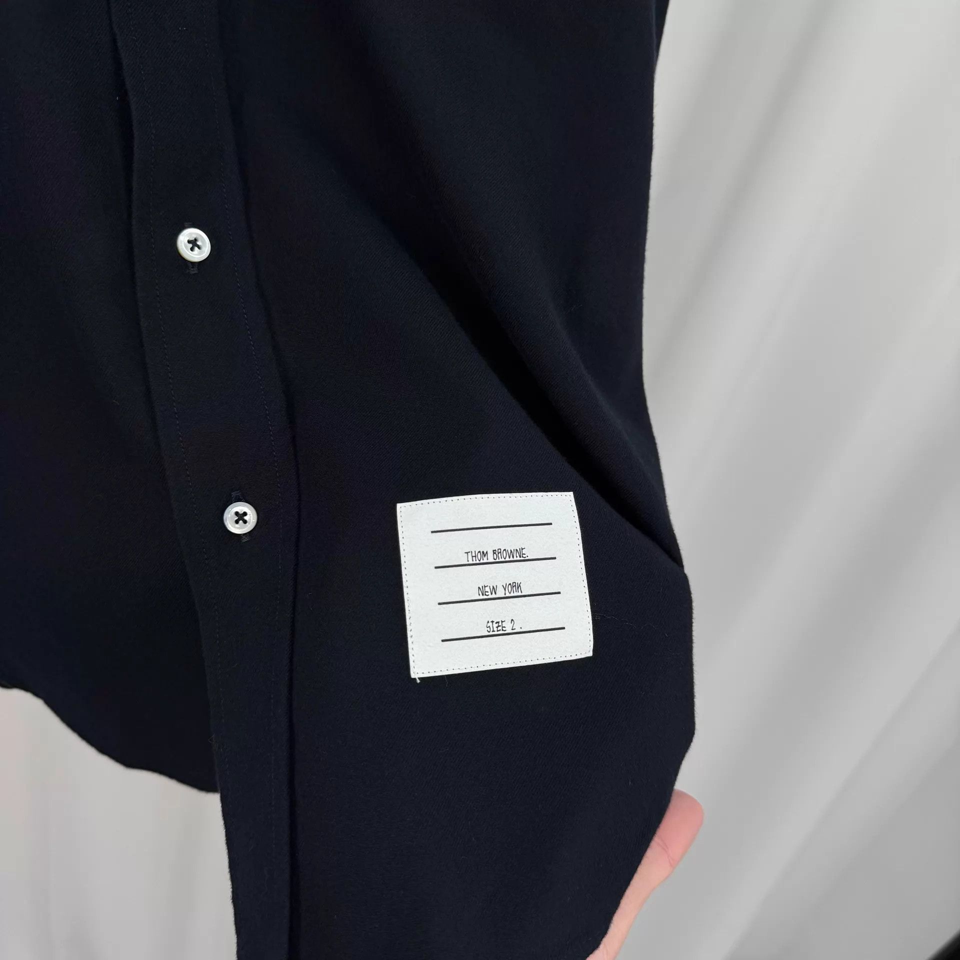 Thom Browne Thom Browne 4-Bar Shirt Size 2 New Size US M / EU 48-50 / 2 - 7 Thumbnail