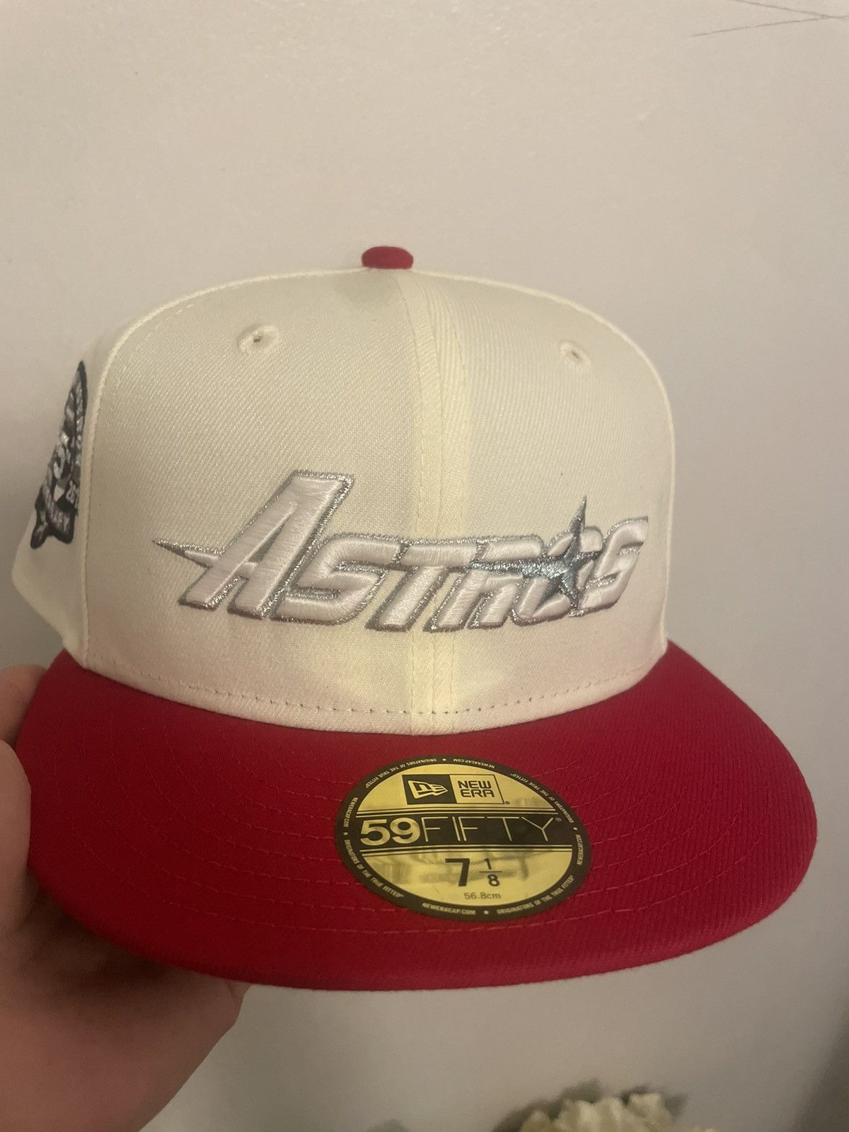 image of Myfitteds x New Era All The Right Rushmore Houston Astros Saucy 45Th Annivers in Red, Men's