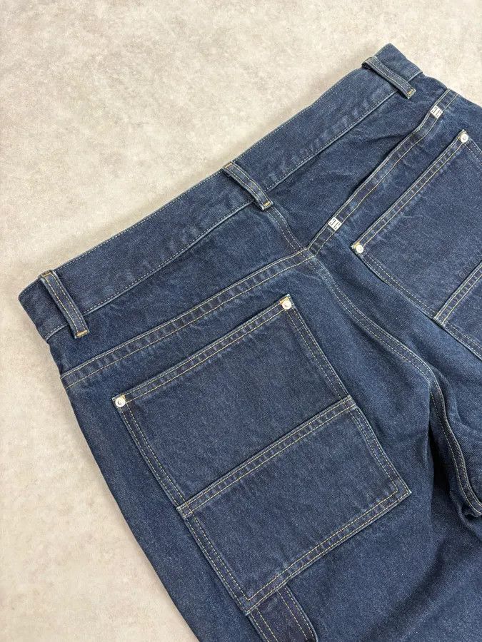 Givenchy SS2024 Givenchy 4G Cargo Denim Brut Carpenter Jeans Size US 34 / EU 50 - 8 Thumbnail
