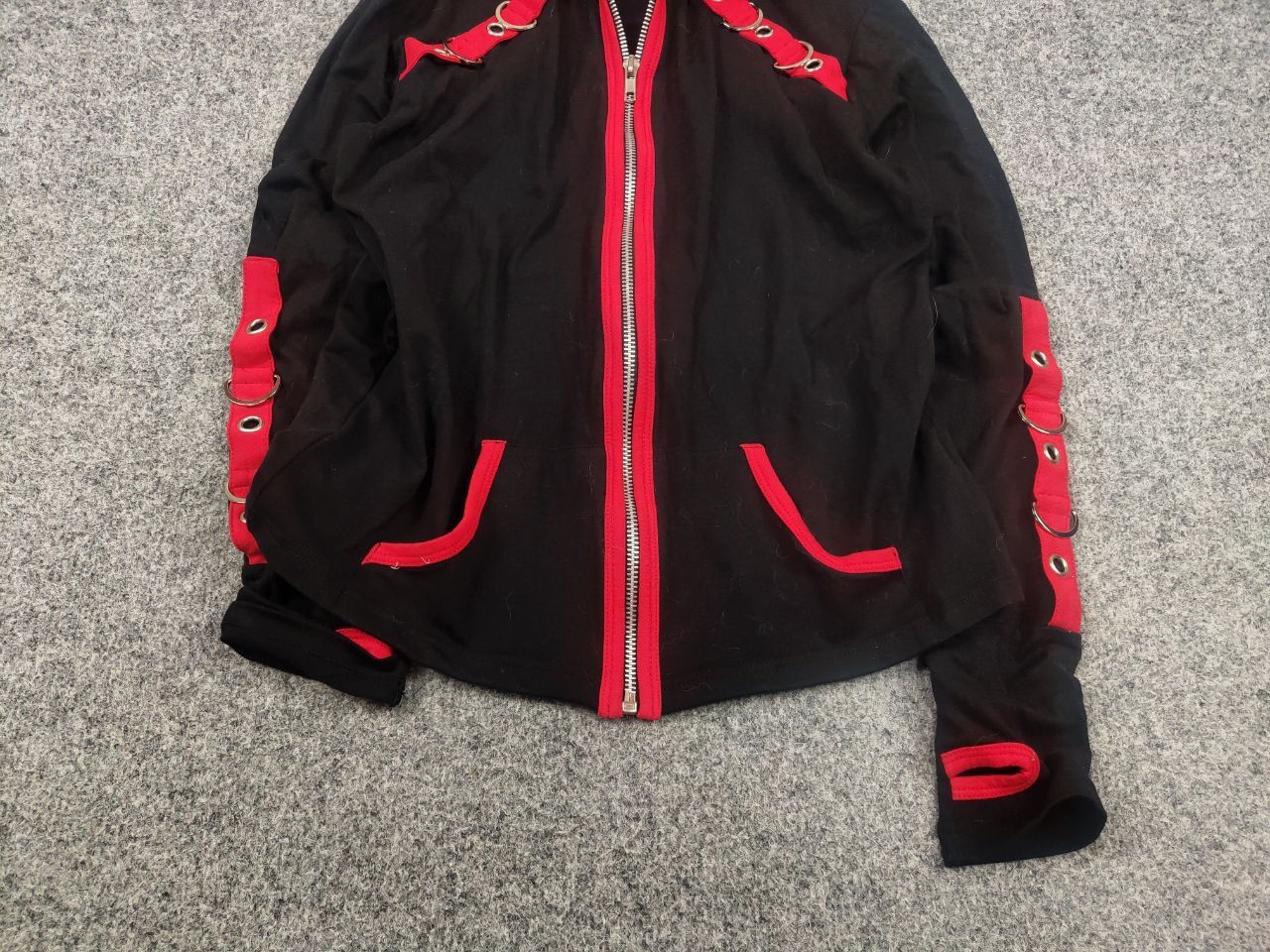 If Six Was Nine Vintage living dead dolls Avant Garde Zip Up Hoodie Y2K Size US M / EU 48-50 / 2 - 5 Thumbnail