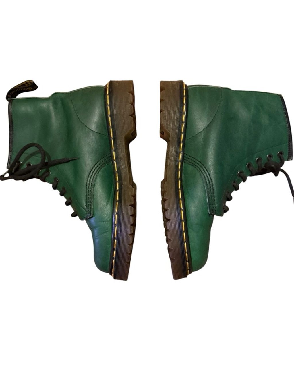 Dr. Martens Dr. Martens Green VTG MIE Lace Up Boots Size 8 Size US 8 / IT 38 - 2 Thumbnail