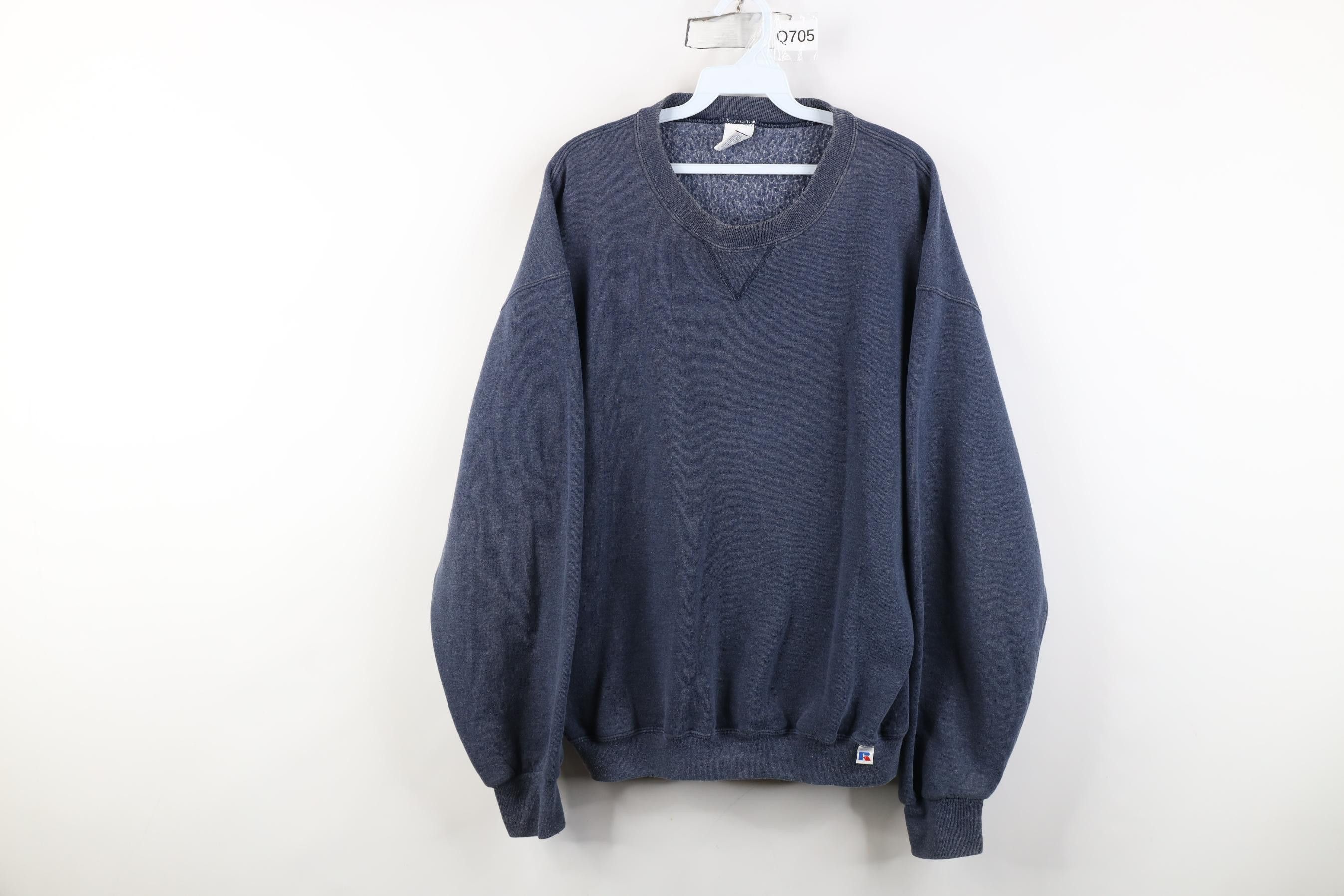 Russell Athletic Vintage Russell Athletic Sun Faded Crewneck Sweatshirt Blue Size US L / EU 52-54 / 3 - 1 Thumbnail