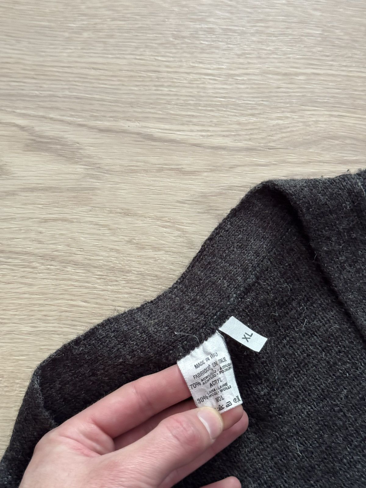 Vintage Vintage 90’s Italian Designer Wool Sweater Cardigan Size US XL / EU 56 / 4 - 5 Thumbnail