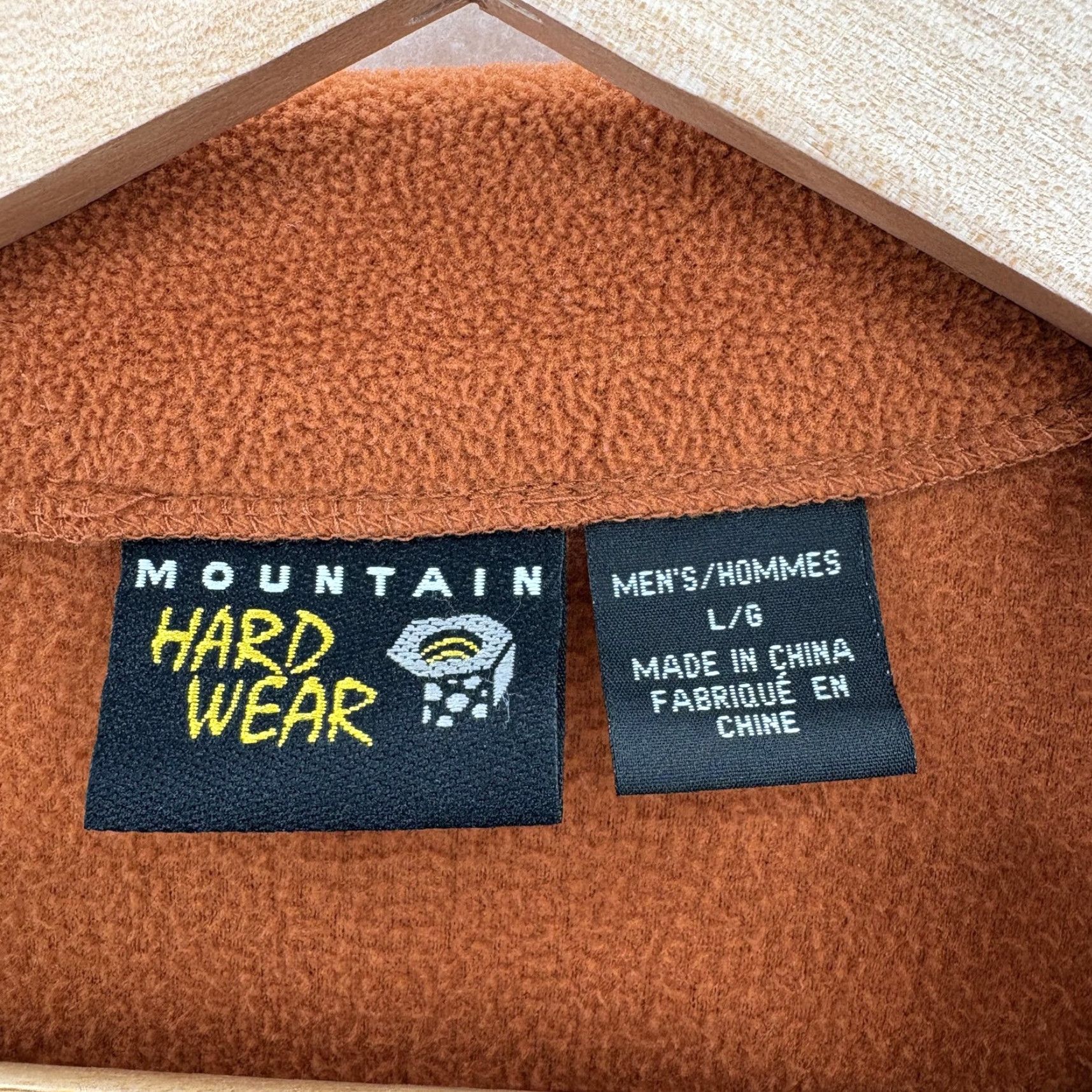 Mountain Hardwear Mountain Hardwear Polartec Jacket Mens Large Orange 1/4 Zip Fleece Hiking Trail Size US L / EU 52-54 / 3 - 4 Thumbnail