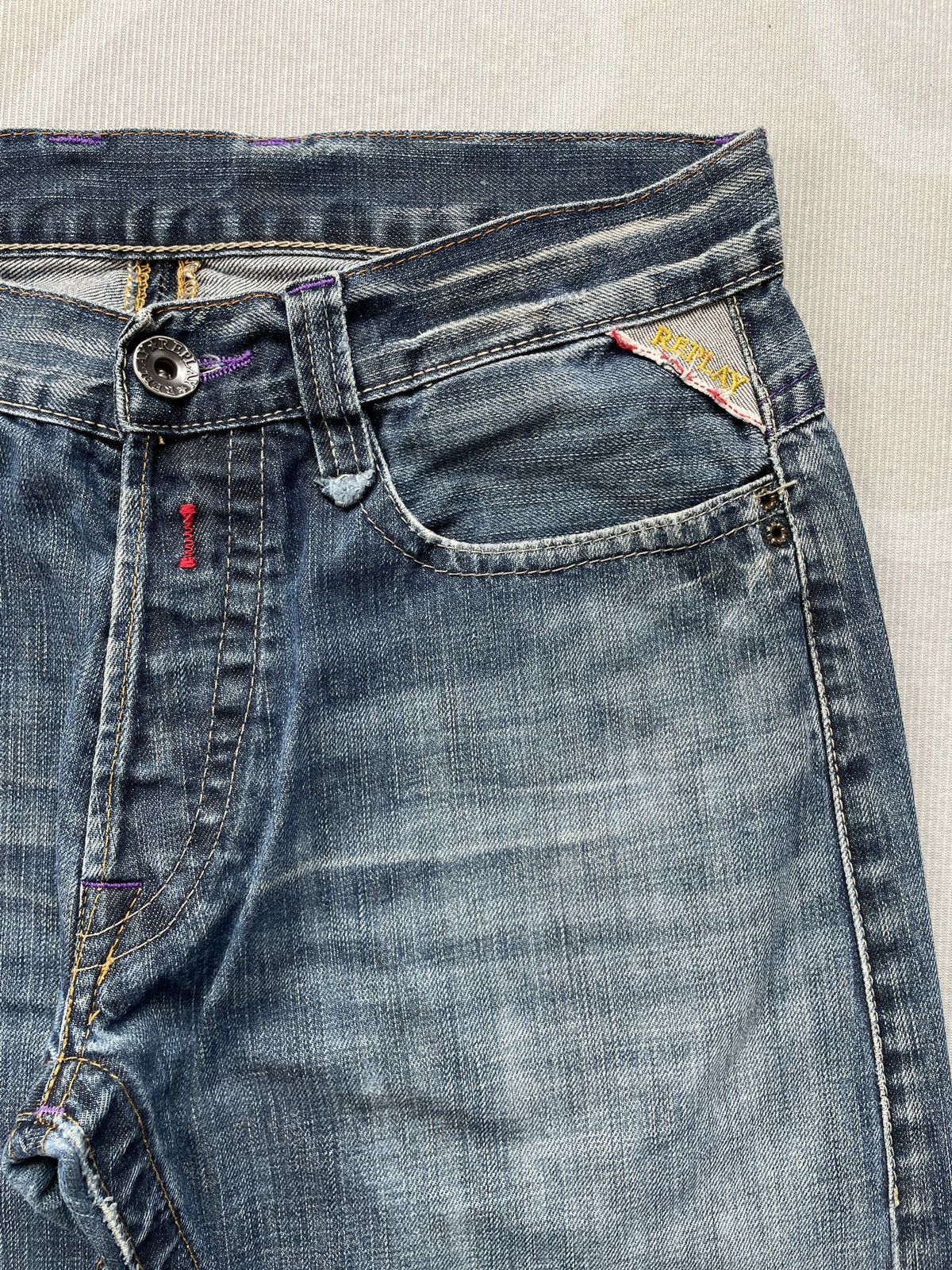 Designer × If Six Was Nine × Replay Replay Straight Denim (P109) Size US 29 - 5 Thumbnail