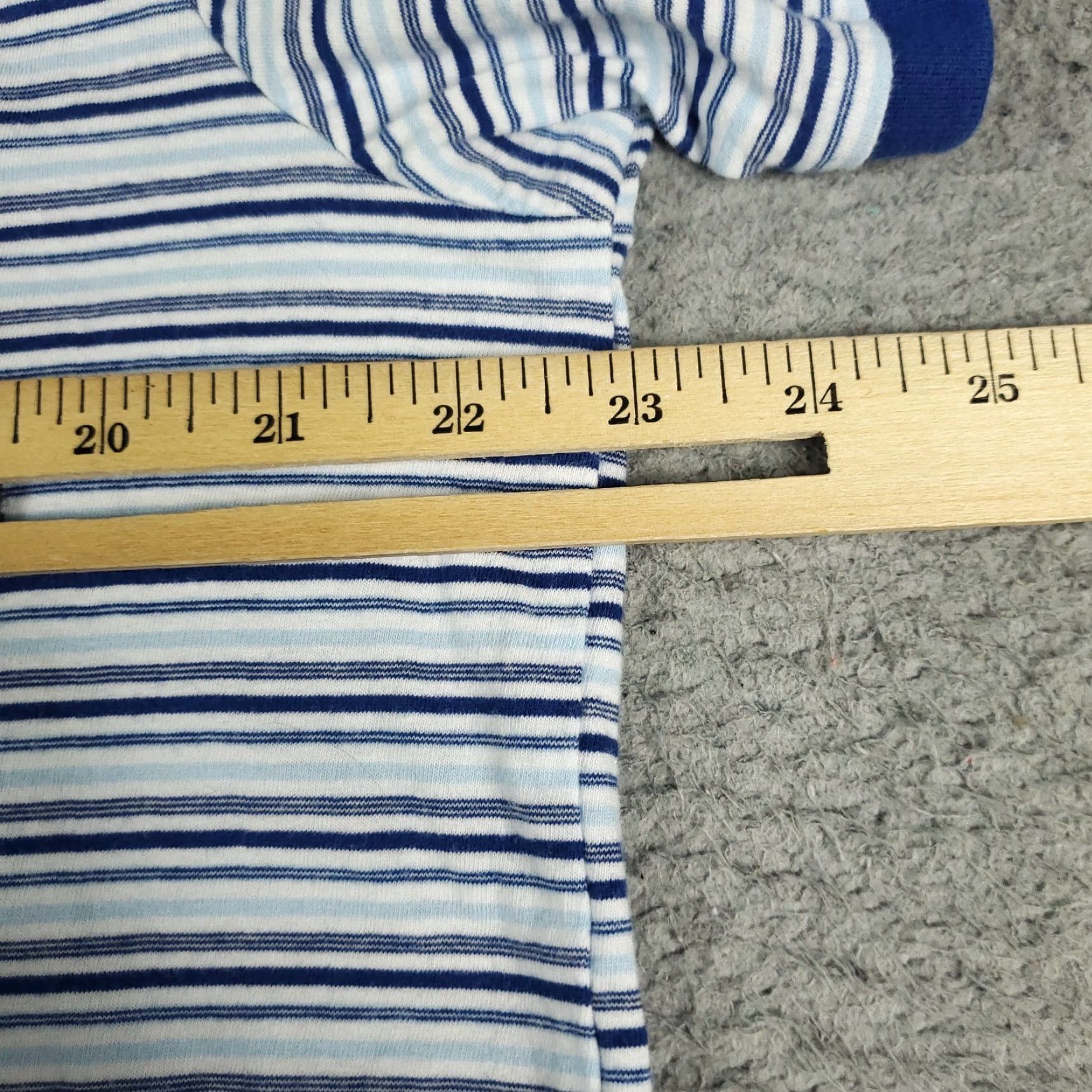 Original Penguin Original Penguin Polo Shirt Mens XL Blue Striped Short Sleeve Size US XL / EU 56 / 4 - 6 Thumbnail
