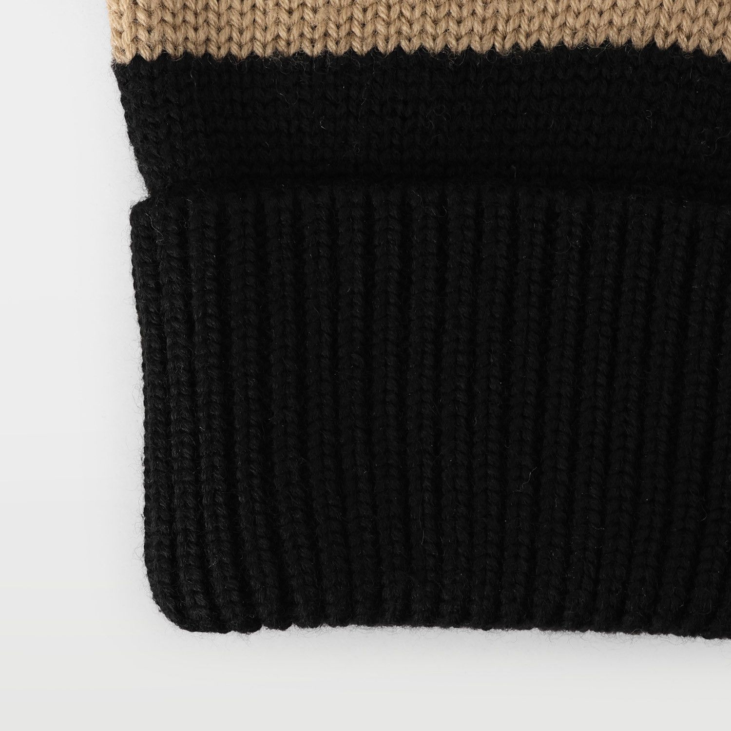 Burberry o1w1db10126 Size: S / BB Logo Wool Knit Gloves Beige/Black Size ONE SIZE - 5 Thumbnail
