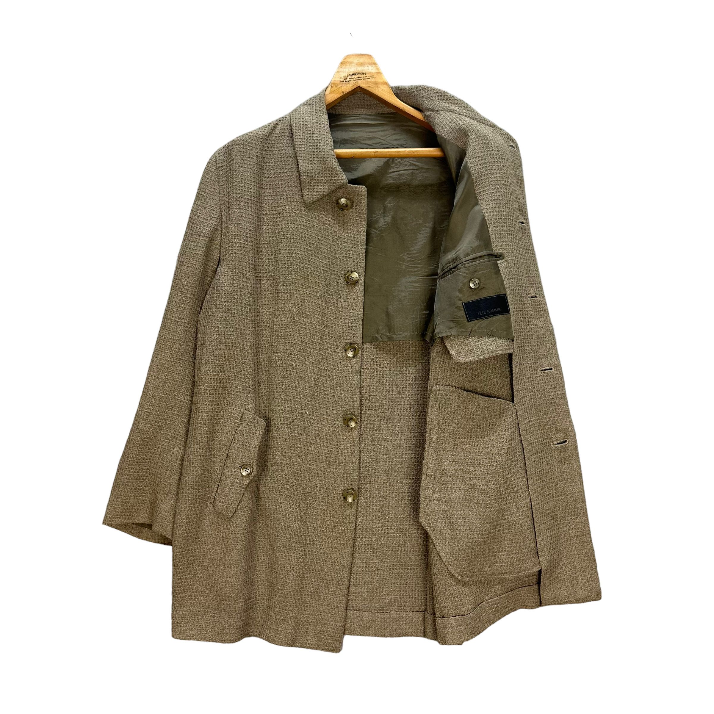 Tete Homme VINTAGE 90's TETE HOMME COAT JACKET #7866-186 Size US L / EU 52-54 / 3 - 6 Thumbnail