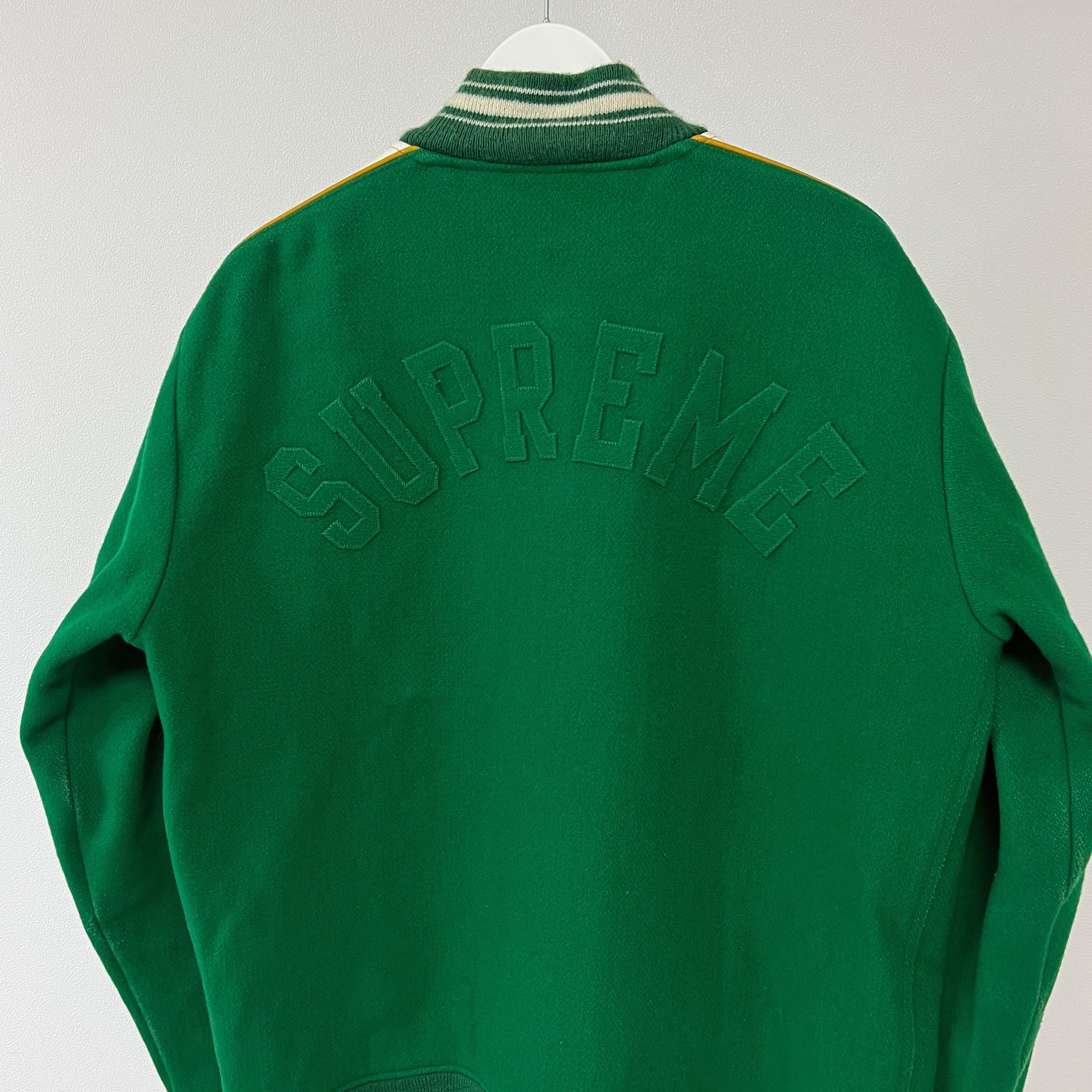 Supreme Supreme FW03 Special Teams Player Varsity Jacket Green Size US XL / EU 56 / 4 - 5 Thumbnail