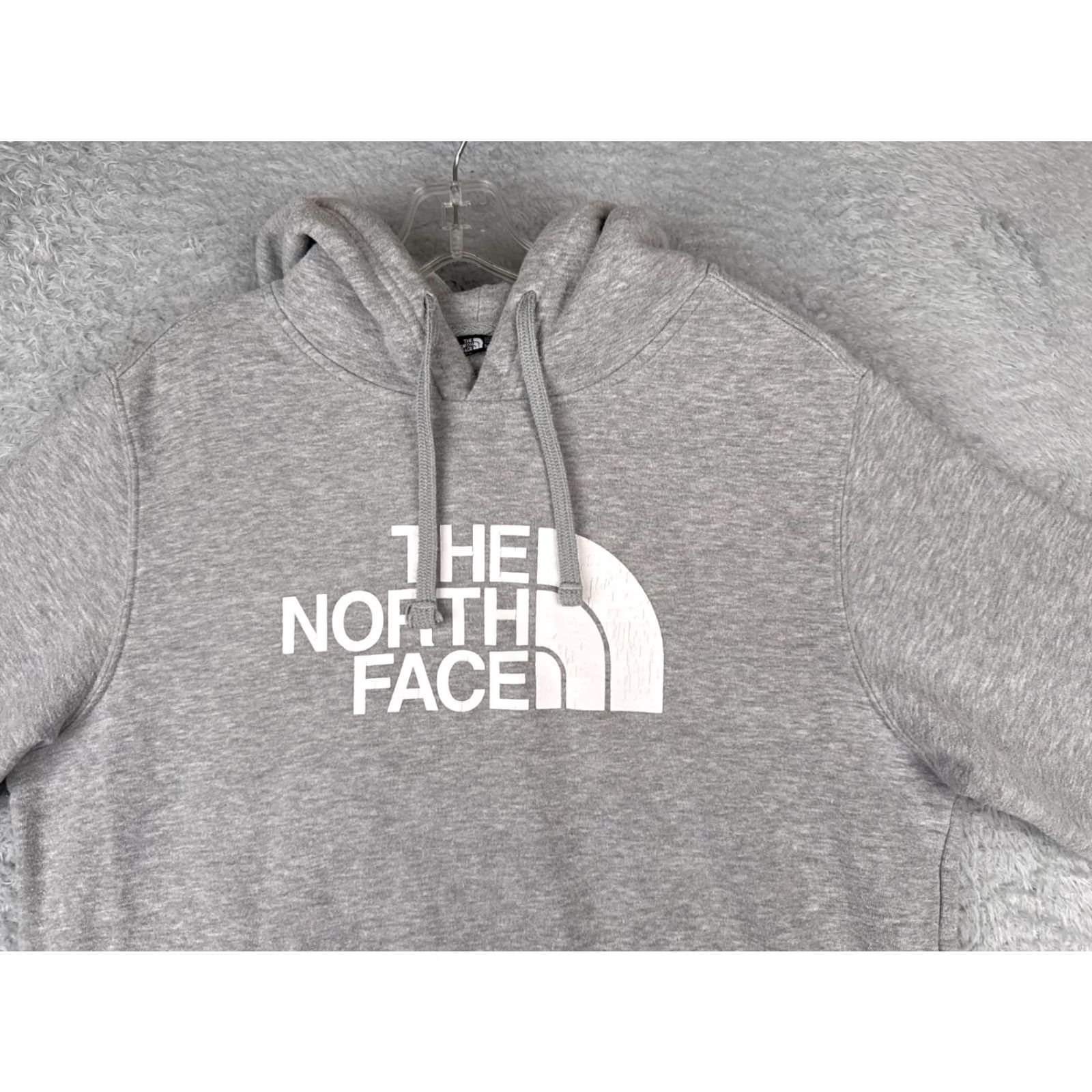 The North Face The North Face Men's Hoodie Pullover Gray Cotton Blend Cotton Jersey Pocket Drawstring Crew Neck M Size US M / EU 48-50 / 2 - 4 Thumbnail