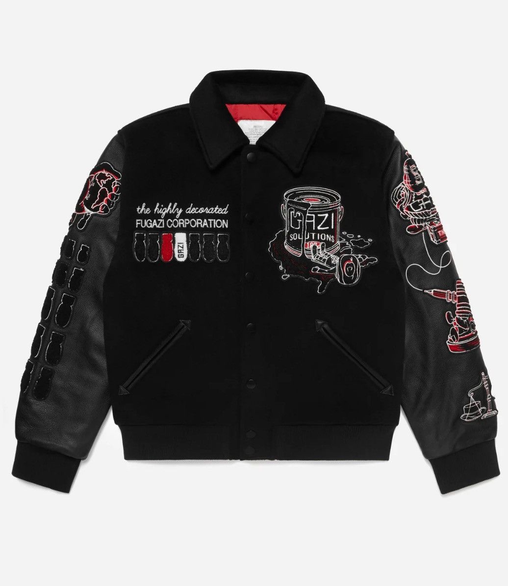 Fugazi FUGAZI "PEACEMAKER" REVERSIBLE VARSITY JACKET Size US XL / EU 56 / 4 - 1 Thumbnail