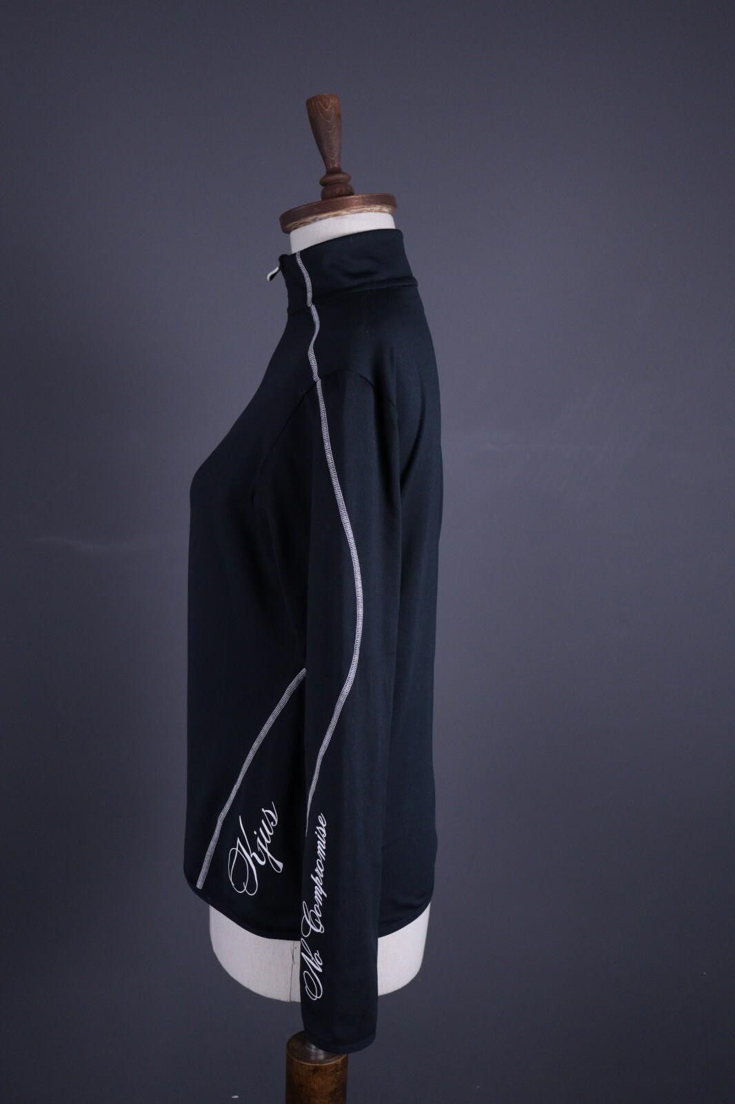 KJUS KJUS Black Fleece Pullover Activewear Base Layer 42 / XL Size XL / US 12-14 / IT 48-50 - 6 Thumbnail